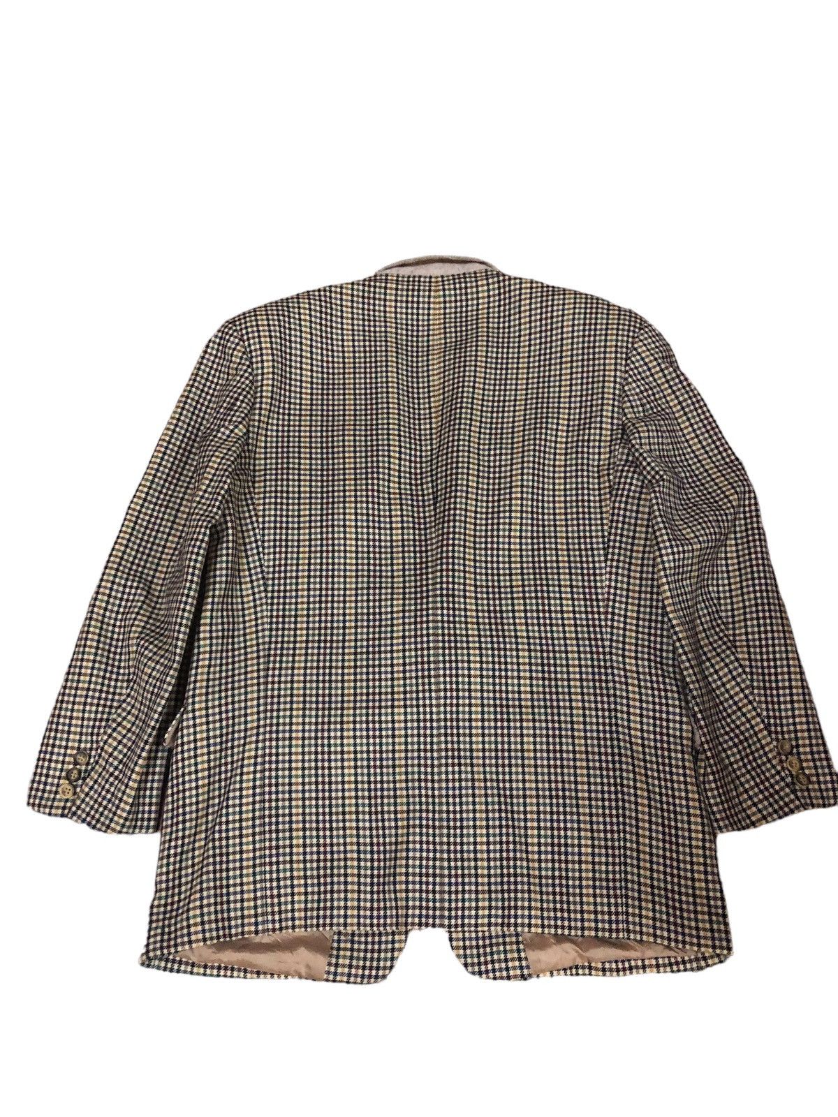 Hugo Boss Hugo Boss Wool Blend Cashmere Houndstooth Blazer Size US M / EU 48-50 / 2 - 2 Thumbnail