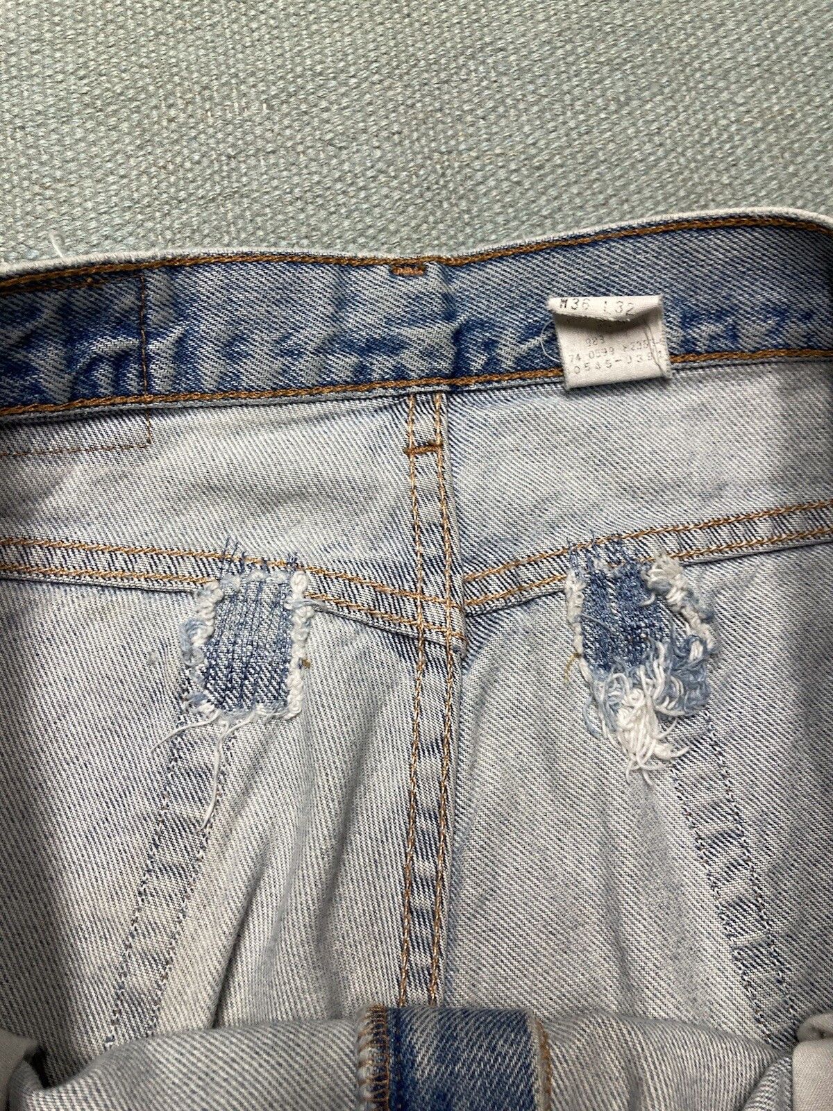 Vintage Levi’s 545 jeans loose baggy Silver Tab 90s y2k skater 36x30 Size US 36 / EU 52 - 12 Thumbnail