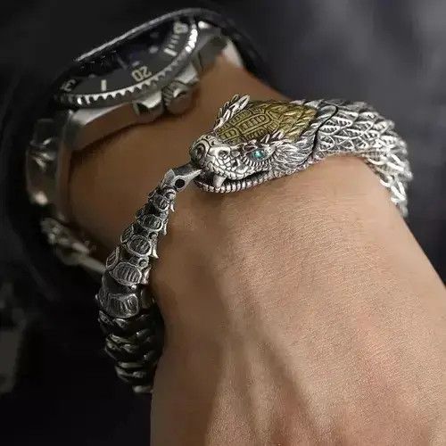 Jewelry Snake Chain Bravelet Size ONE SIZE - 2 Thumbnail