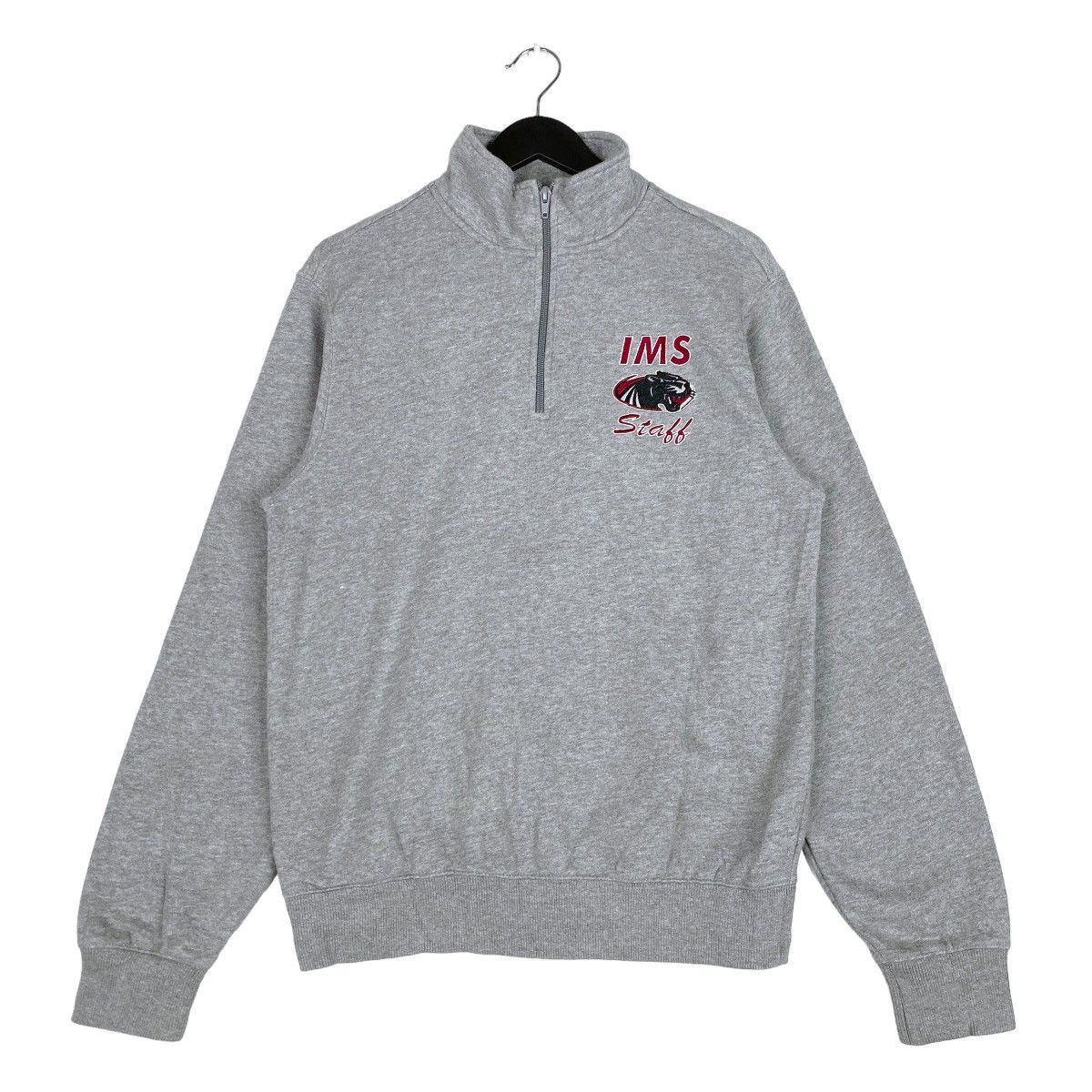 Vintage Vintage Sporttek IMS Small Embroidered Quater Zip Sweatshirt Size US XS / EU 42 / 0 - 1 Thumbnail