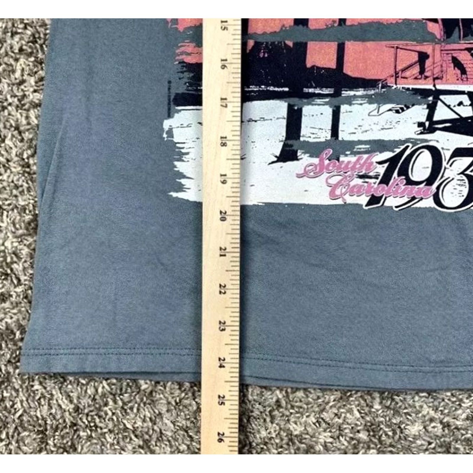 Vintage VINTAGE Cal Cru Myrtle Beach T Shirt Striped 90s Graphic Crew Neck Short Sleeve Medium Blue Men Size US M / EU 48-50 / 2 - 7 Thumbnail