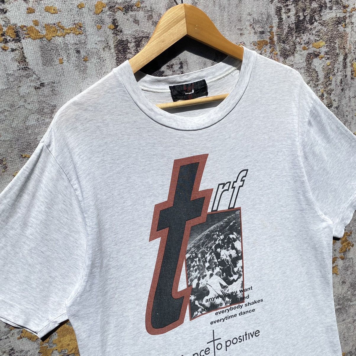 Band Tees × Japanese Brand × Vintage Vintage 90s TRF dAnce to positive Shirt Japanese Pop Band Size US M / EU 48-50 / 2 - 4 Thumbnail