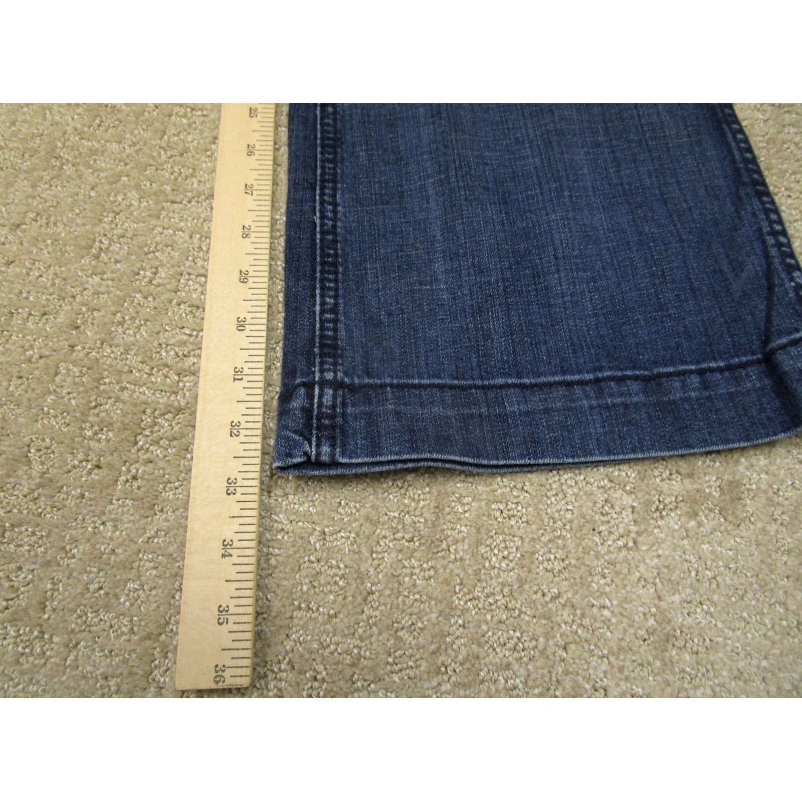 Ariat Ariat Jeans Women 28 Blue Low Rise Bootcut Western Pants Dark Wash Trousers Jeans Size 28" / US 6 / IT 42 - 7 Thumbnail