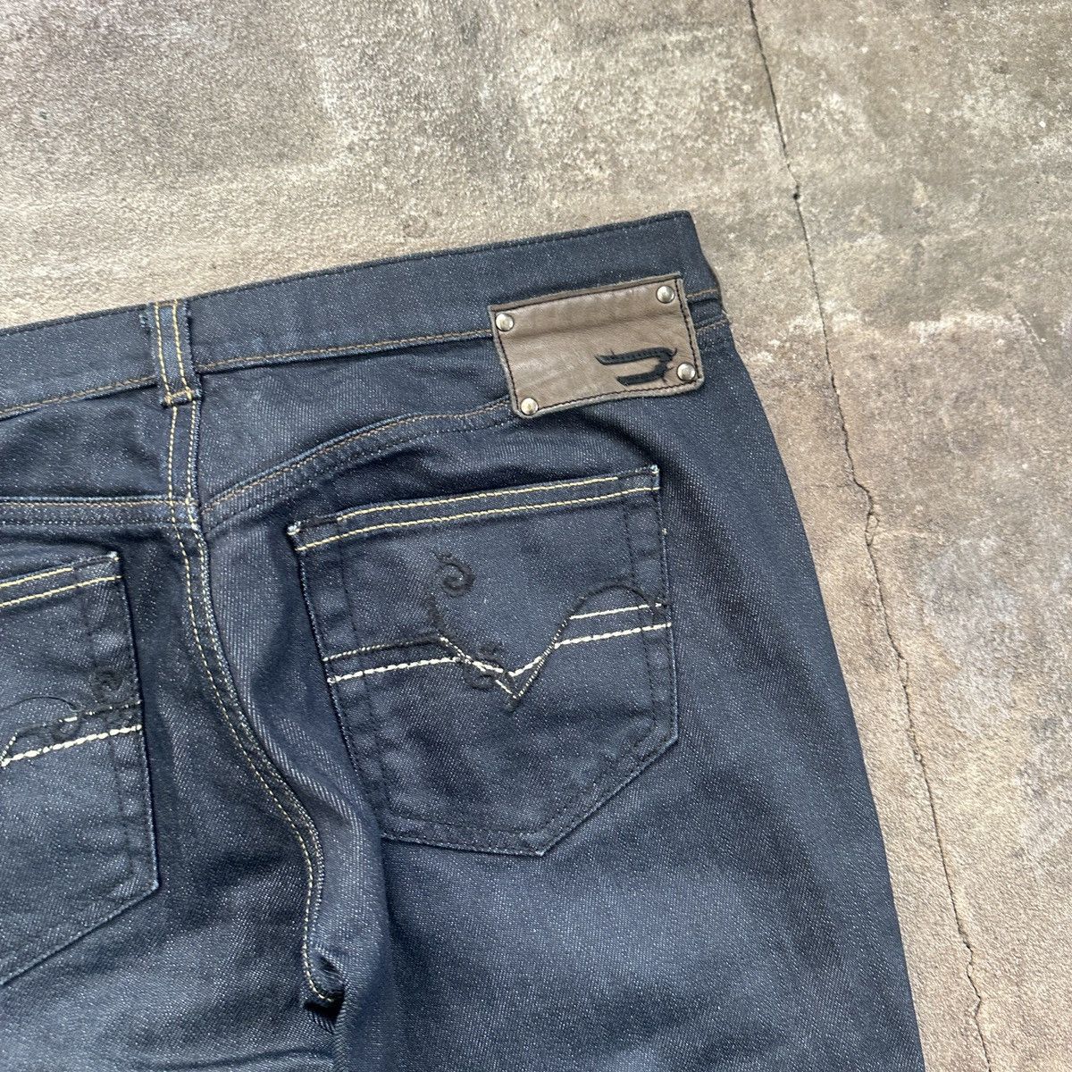 Diesel Diesel Doozy Waxed Navy Denim Size 28" / US 6 / IT 42 - 8 Thumbnail