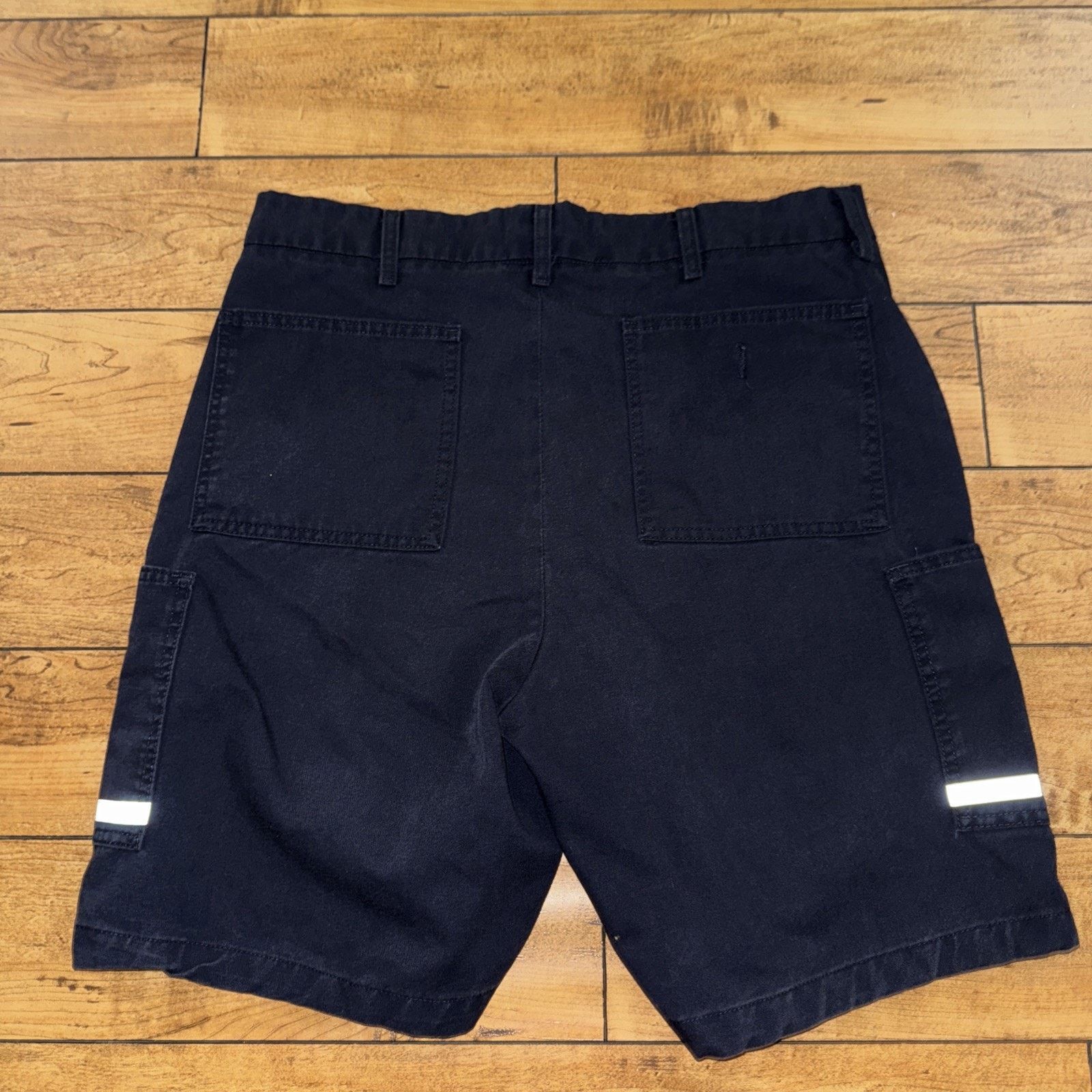 Vintage FedEx Tim Sherman Utility Cargo Shorts Navy Blue 38x11 38R Size US 38 / EU 54 - 5 Thumbnail