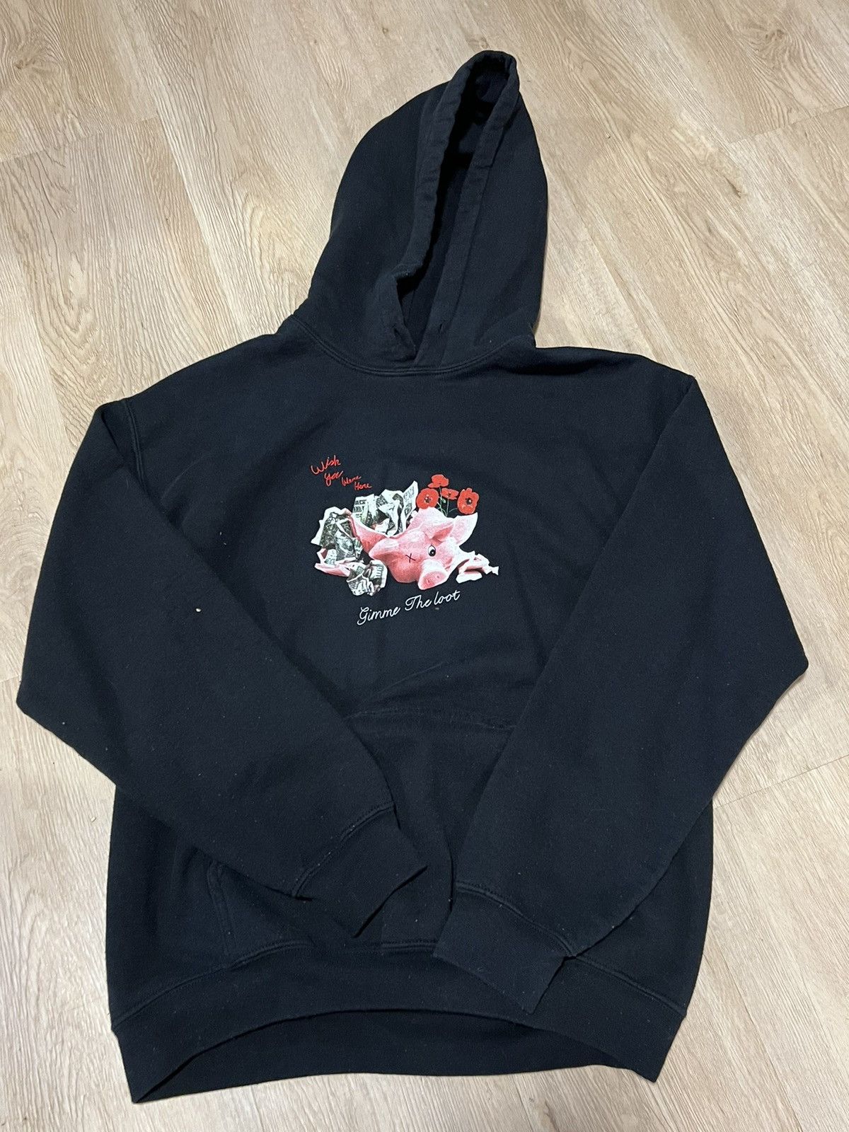 image of Travis Scott Brooklyn Astroworld Hoodie in Black, Men's (Size Small)