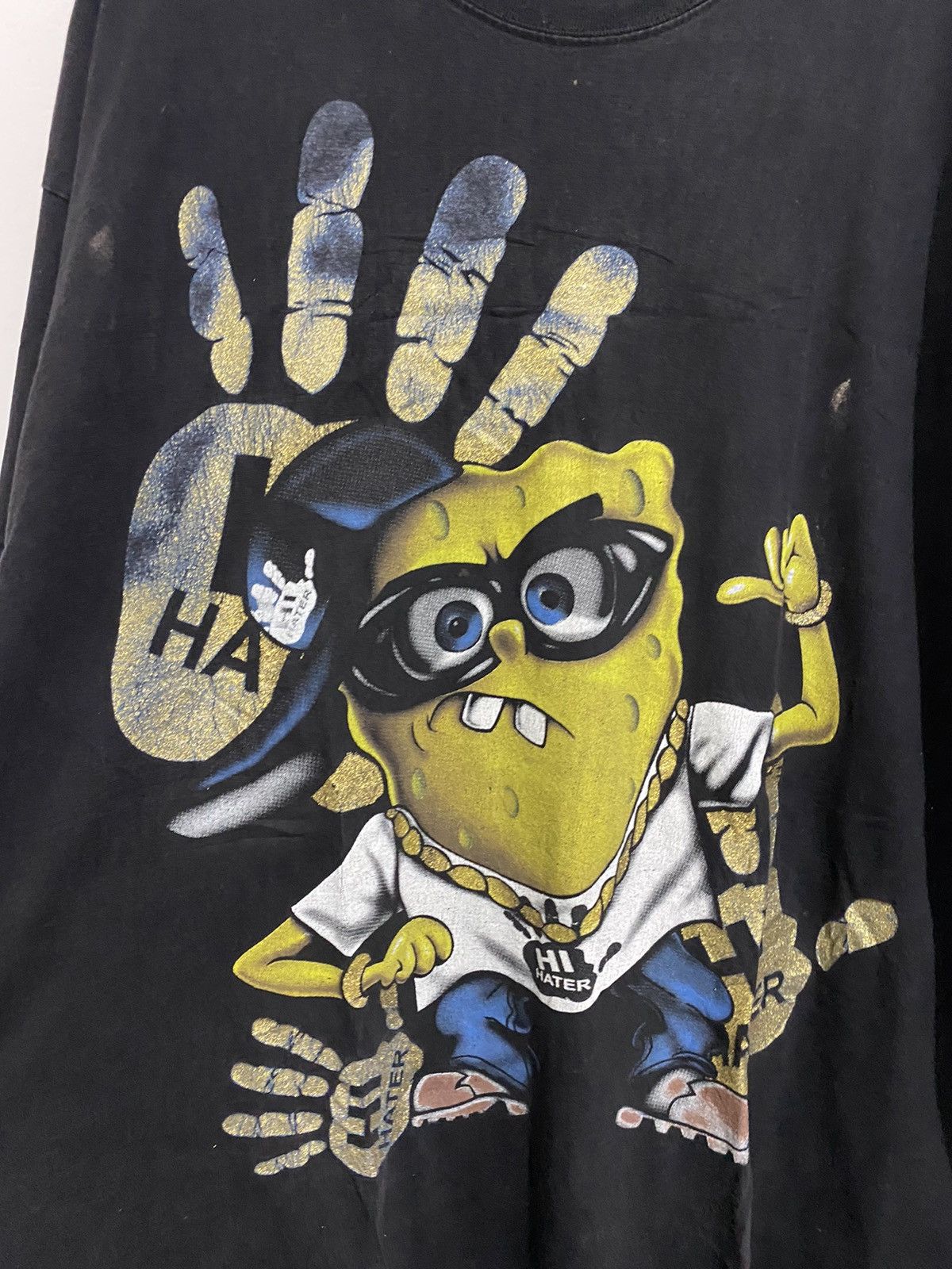 Vintage Spongsbob Hi Hater Bootleg Raptee Style | Grailed