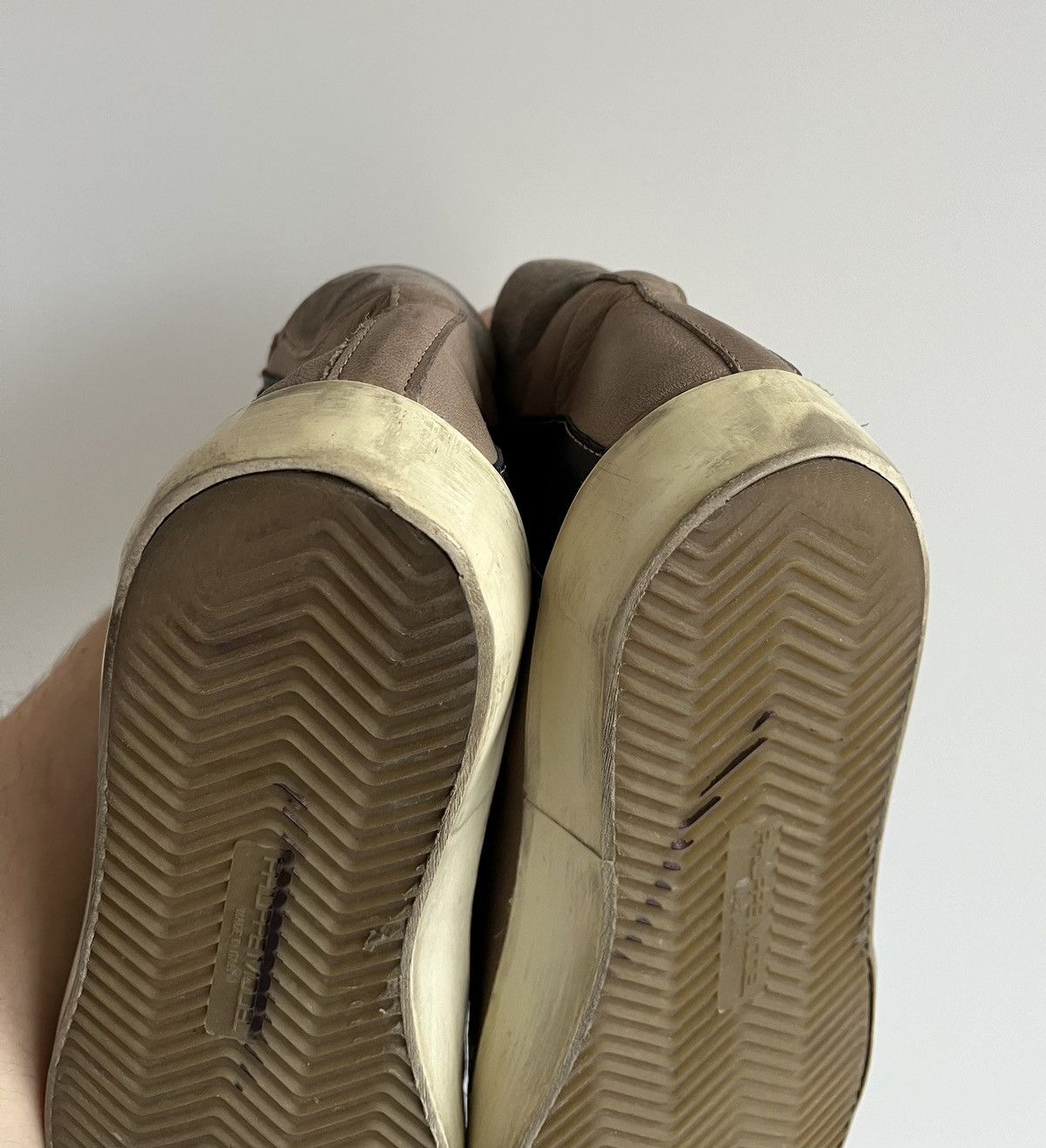 Philippe Model Philippe Model Brown Leather High Sneakers Size US 10 / EU 43 - 14 Thumbnail