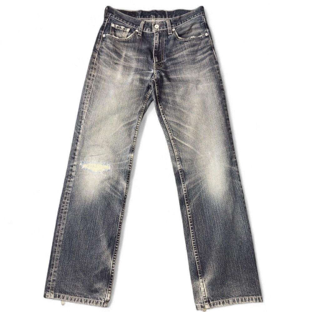 Seditionaries Vintage 90s Levis 502 Tough Distressed Denim W30 Size US 30 / EU 46 - 1 Thumbnail