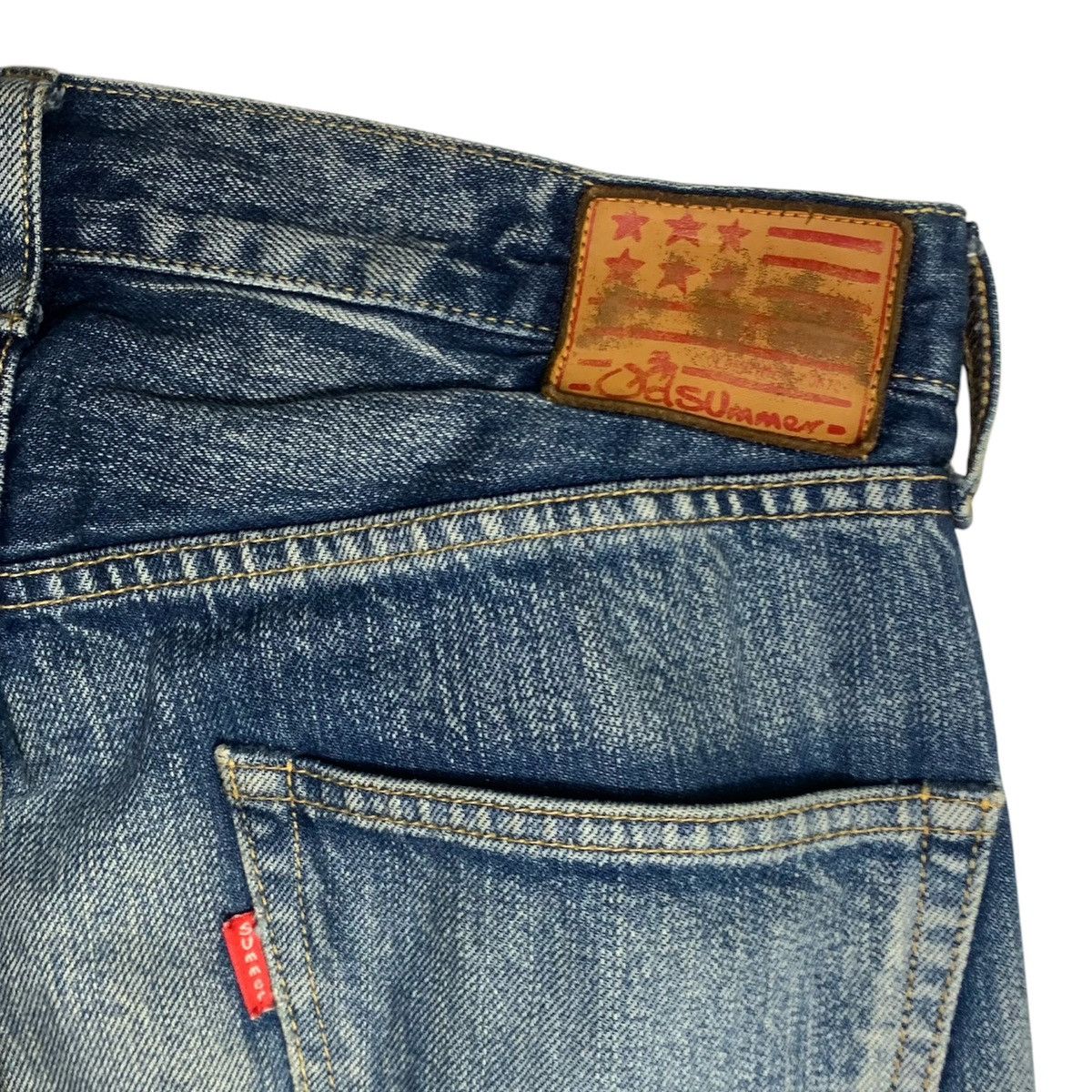 Japanese Brand × Vintage Old summer japan redline denim jeans Size US 36 / EU 52 - 11 Thumbnail