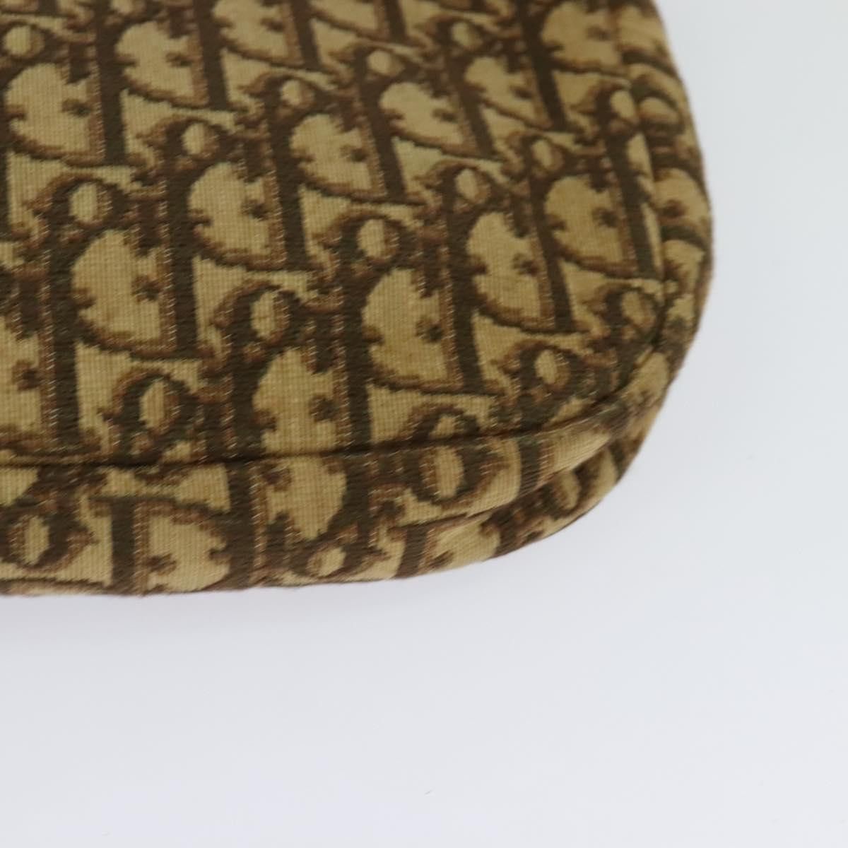 Dior DIOR Trotter Canvas Shoulder Bag Brown Gold Size ONE SIZE - 16 Thumbnail