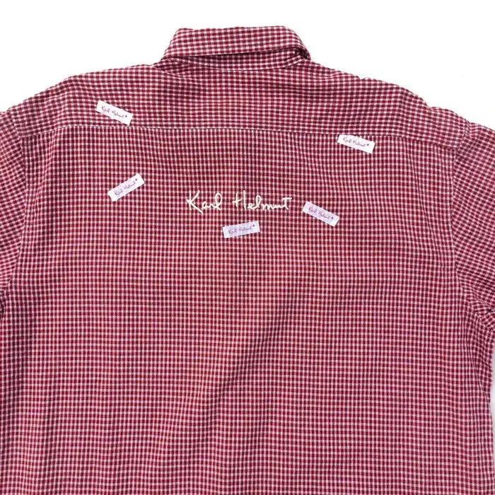 Karl Helmut Karl Helmut Checked Plaid Tartan Oversized shirt button up Size US XL / EU 56 / 4 - 5 Thumbnail