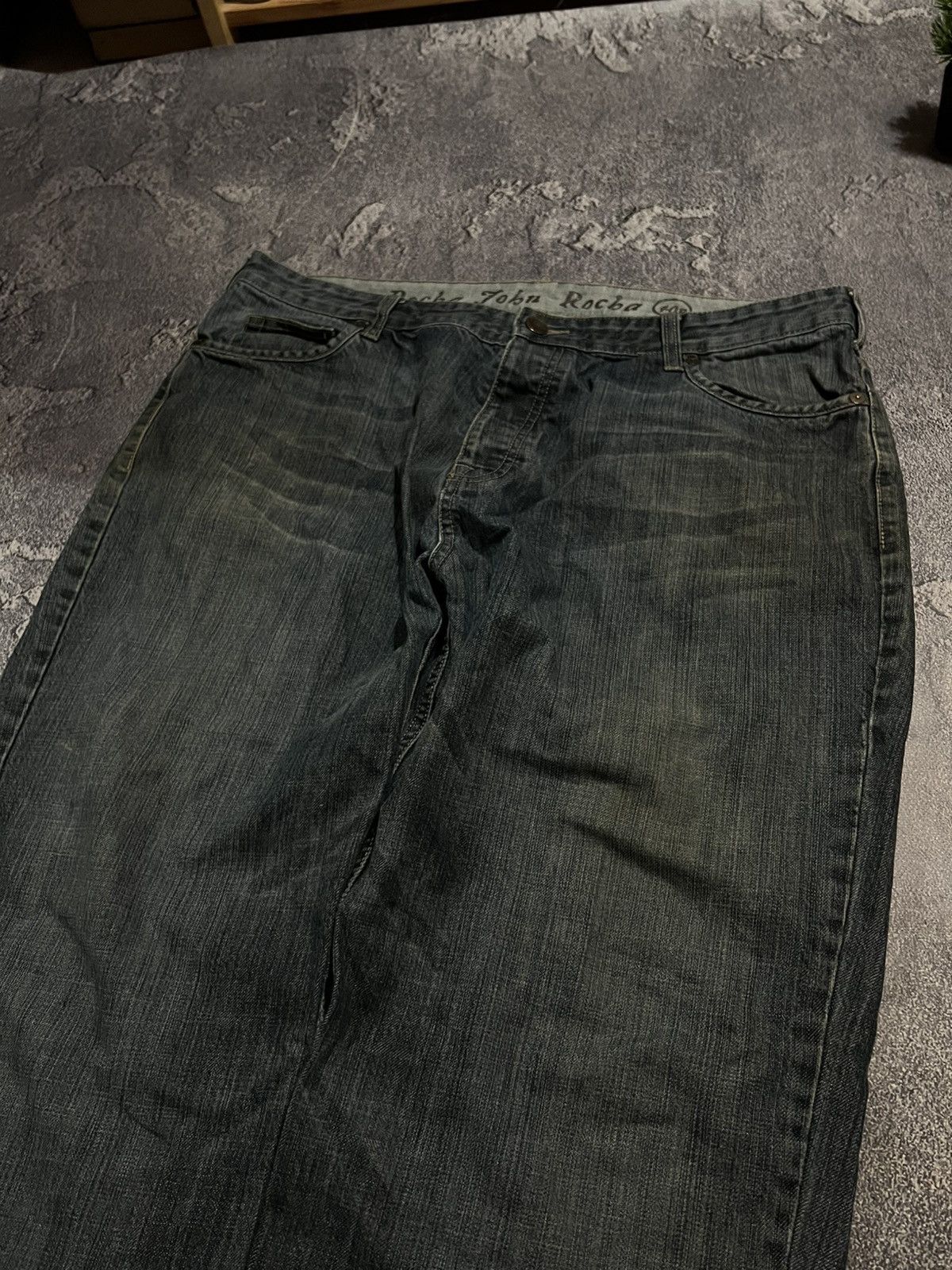 Vintage CRAZY Mega Baggy Darkwear Y2K Swag Jeans / Number Nine Style Size US 38 / EU 54 - 2 Thumbnail