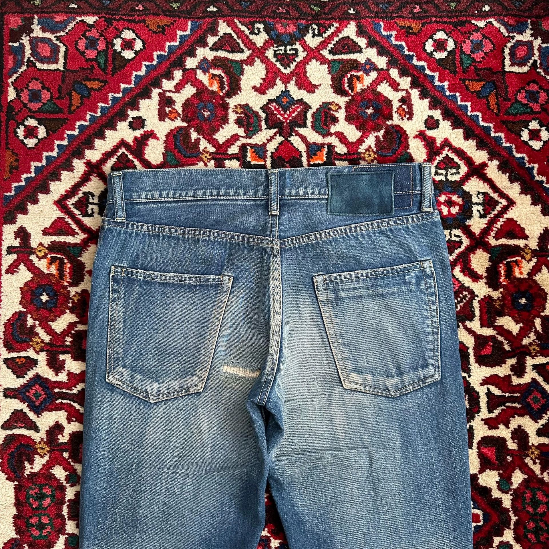Visvim visvim 13aw 04d5 Rare Yellow Mud Wash Denim W32L30 Size US 32 / EU 48 - 4 Thumbnail