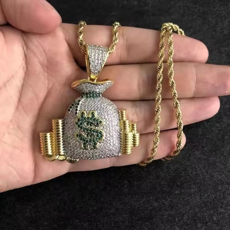 Japanese Brand Money Bag Streetwear Necklace Chain Size ONE SIZE - 1 Thumbnail