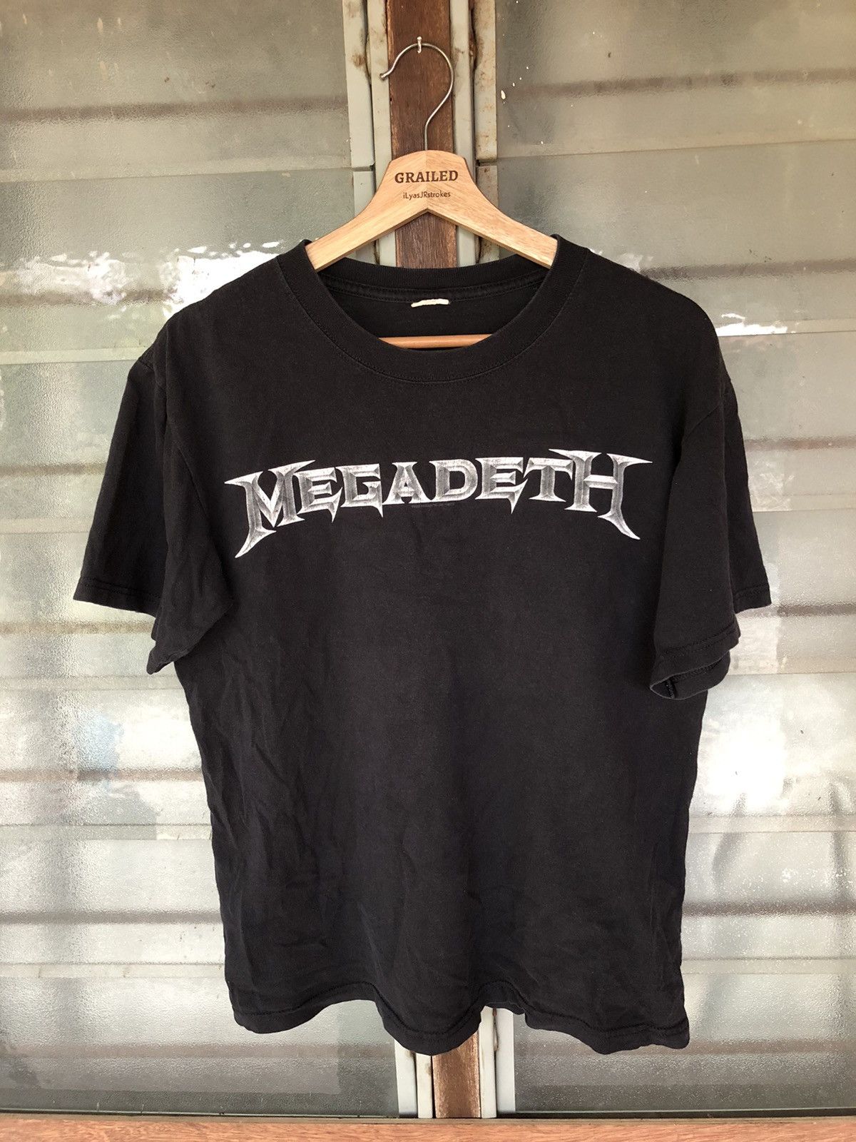 Band Tees Vintage Megadeth Rock Band Spellout Logo Shirt Tee Size US M / EU 48-50 / 2 - 2 Thumbnail