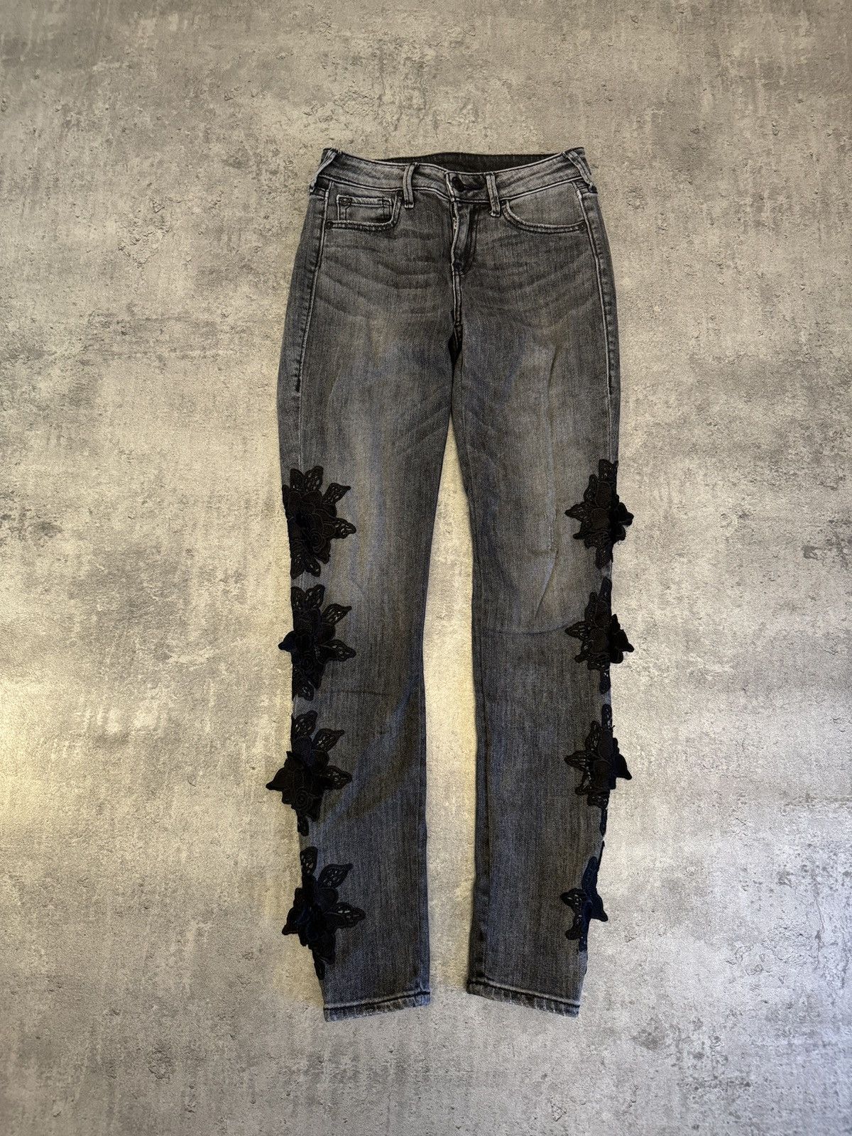 Japanese Brand × True Religion × Vintage True Religion Vintage Skinny Jeans Denim Logo Grey Logo Size 26" / US 2 / IT 38 - 5 Thumbnail