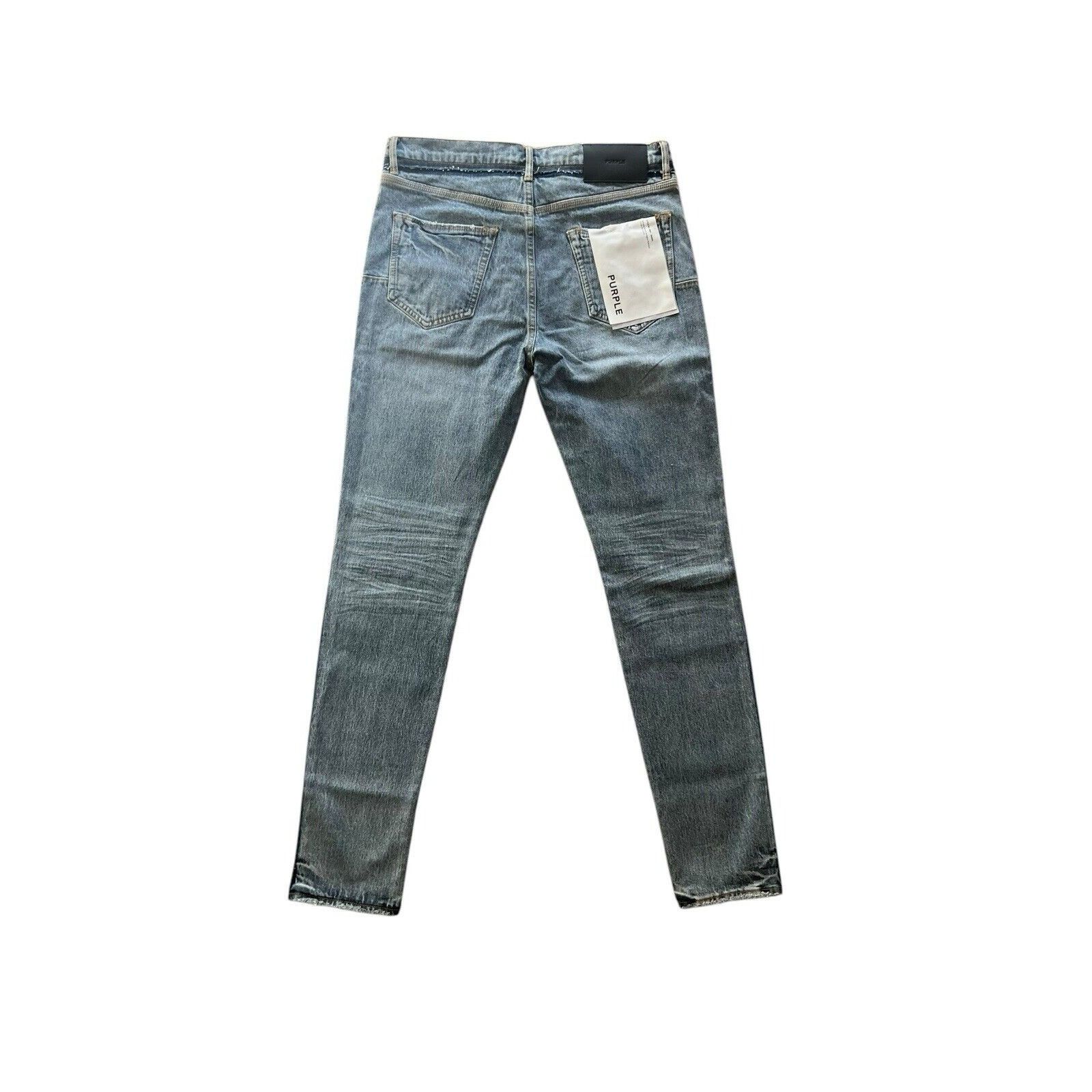 Purple Brand Purple Brand Jeans Mens Shadow Skinny P001 Blue Size 38/34 Size US 38 / EU 54 - 5 Thumbnail