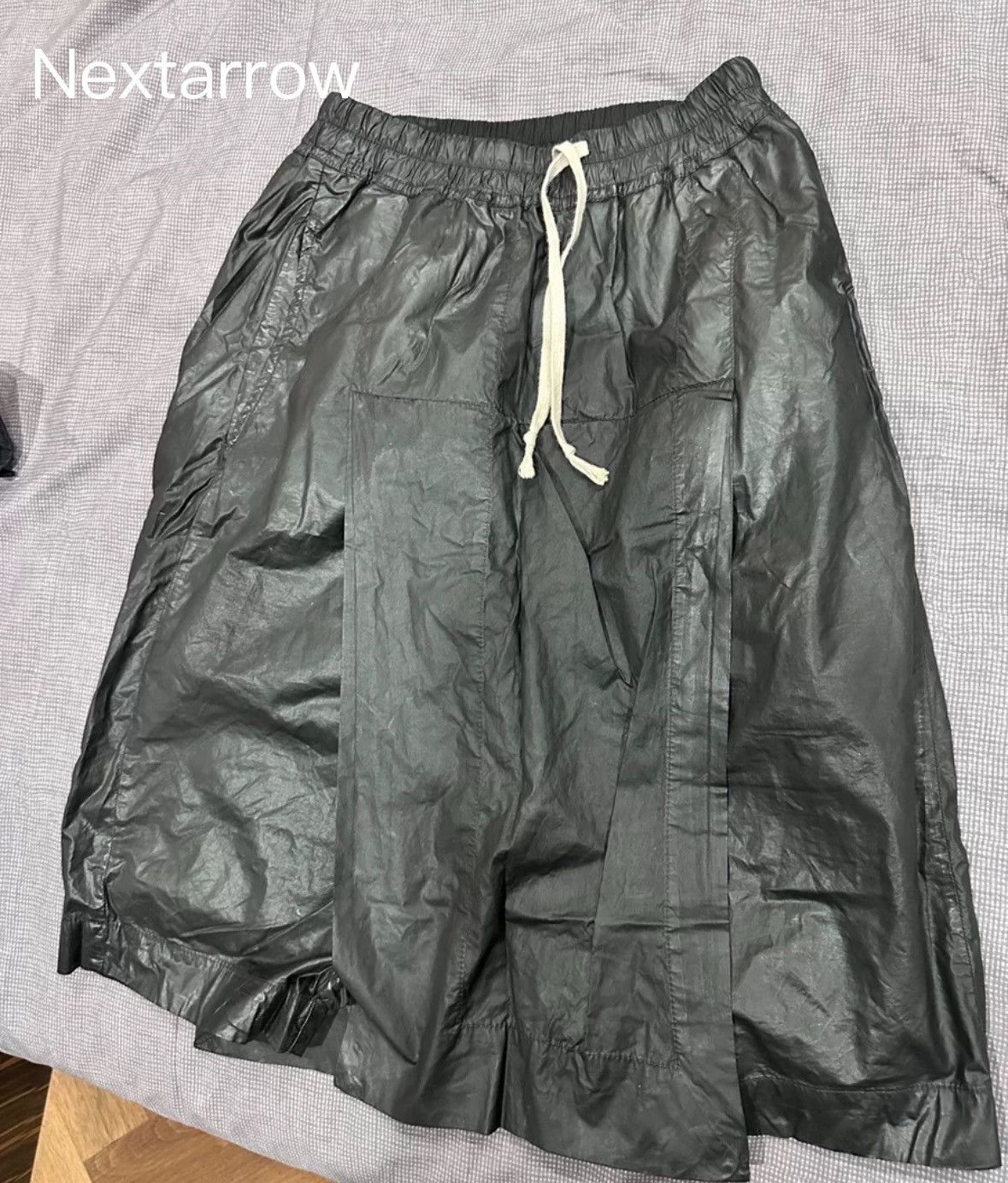 Rick Owens Rick Owens RO waxed jacket shorts skirt pants2412-Nextarrow Size US 29 - 2 Thumbnail