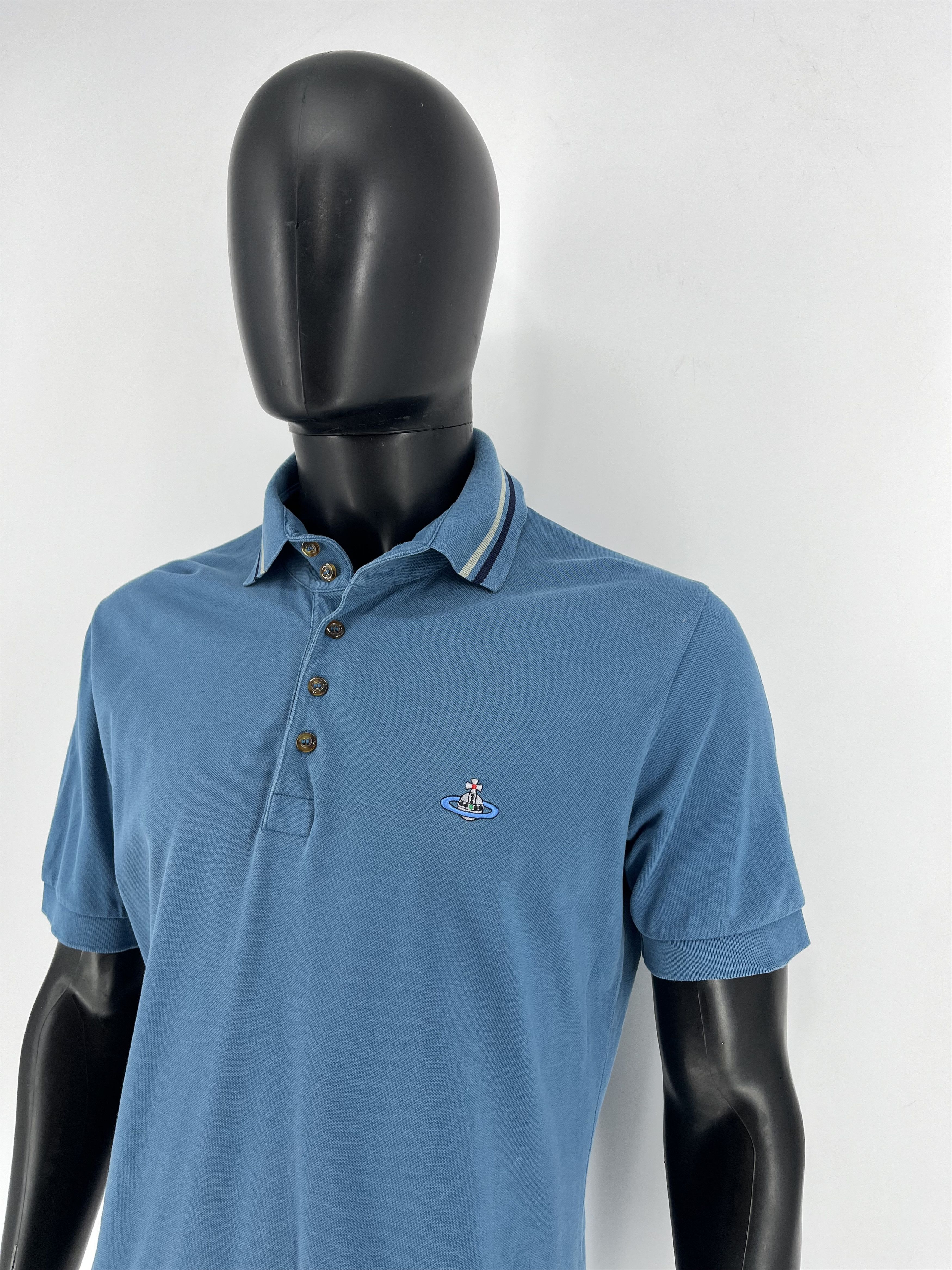 Vintage × Vivienne Westwood Vintage Vivienne Westwood Luxury Polo T-Shirt Size US L / EU 52-54 / 3 - 8 Thumbnail