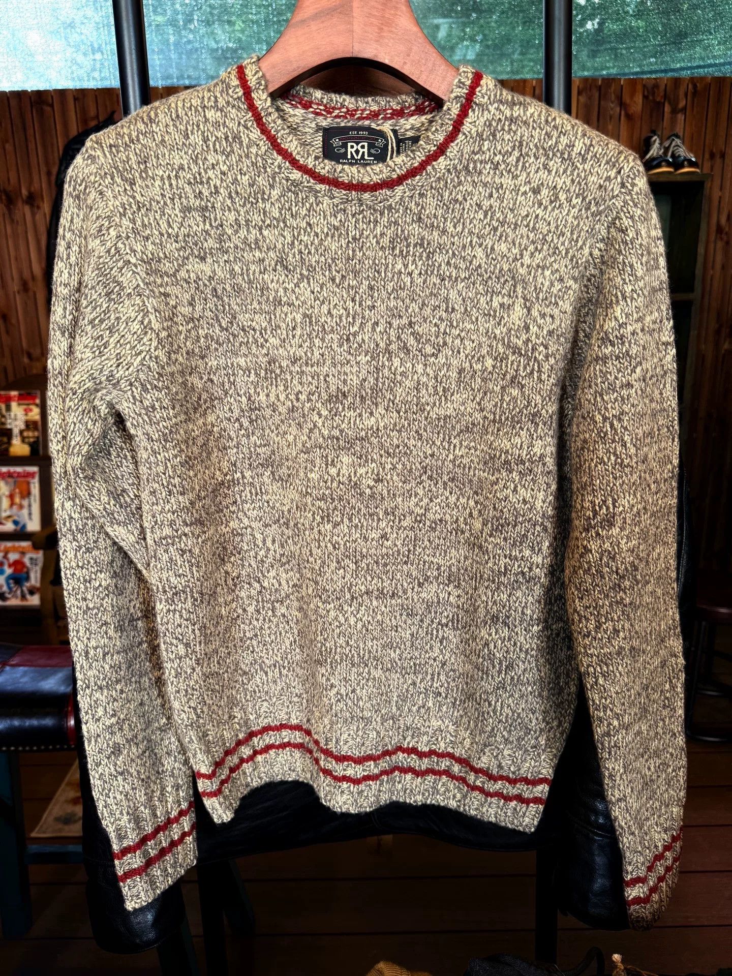RRL Ralph Lauren RRL Beige Knit Sweater Size US XS / EU 42 / 0 - 1 Thumbnail
