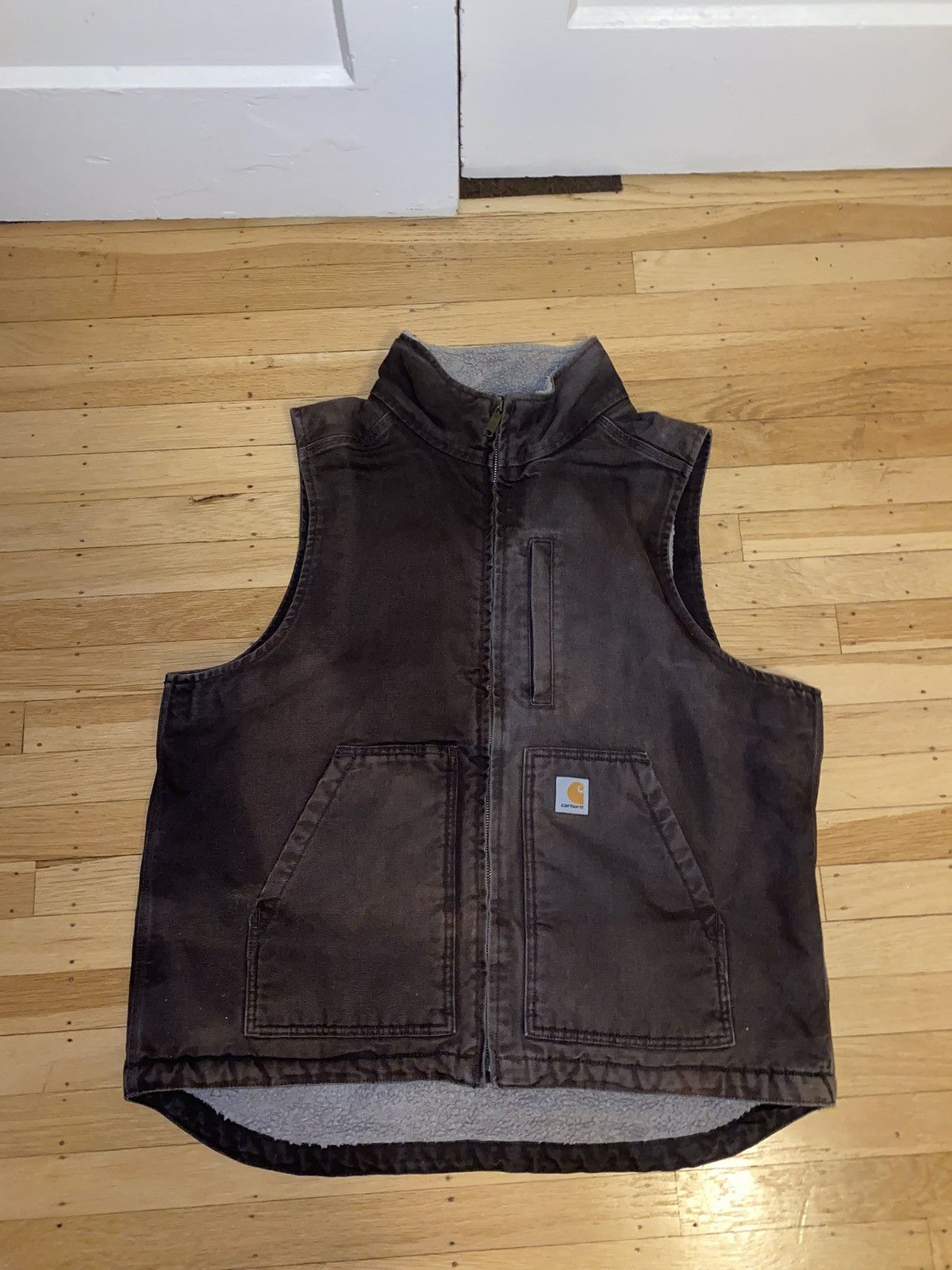 Carhartt Brown carhartt vest Size US L / EU 52-54 / 3 - 1 Thumbnail