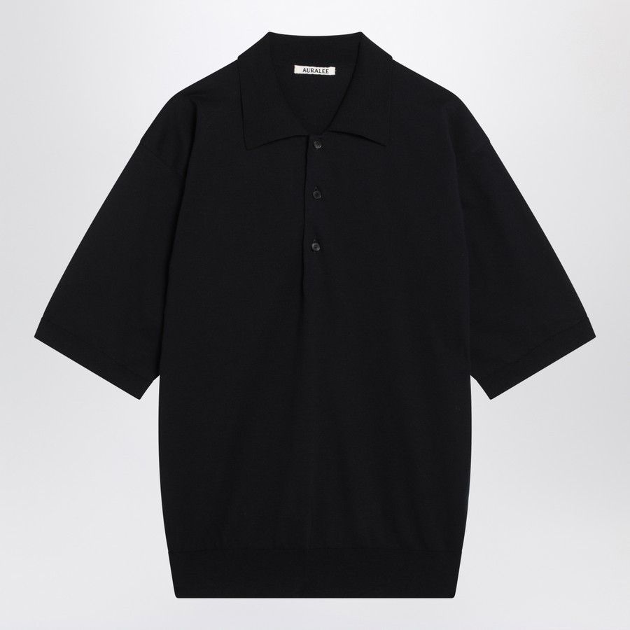 Auralee o1d2blof0725 Polo Shirt in Navy Blue Size US XL / EU 56 / 4 - 1 Thumbnail