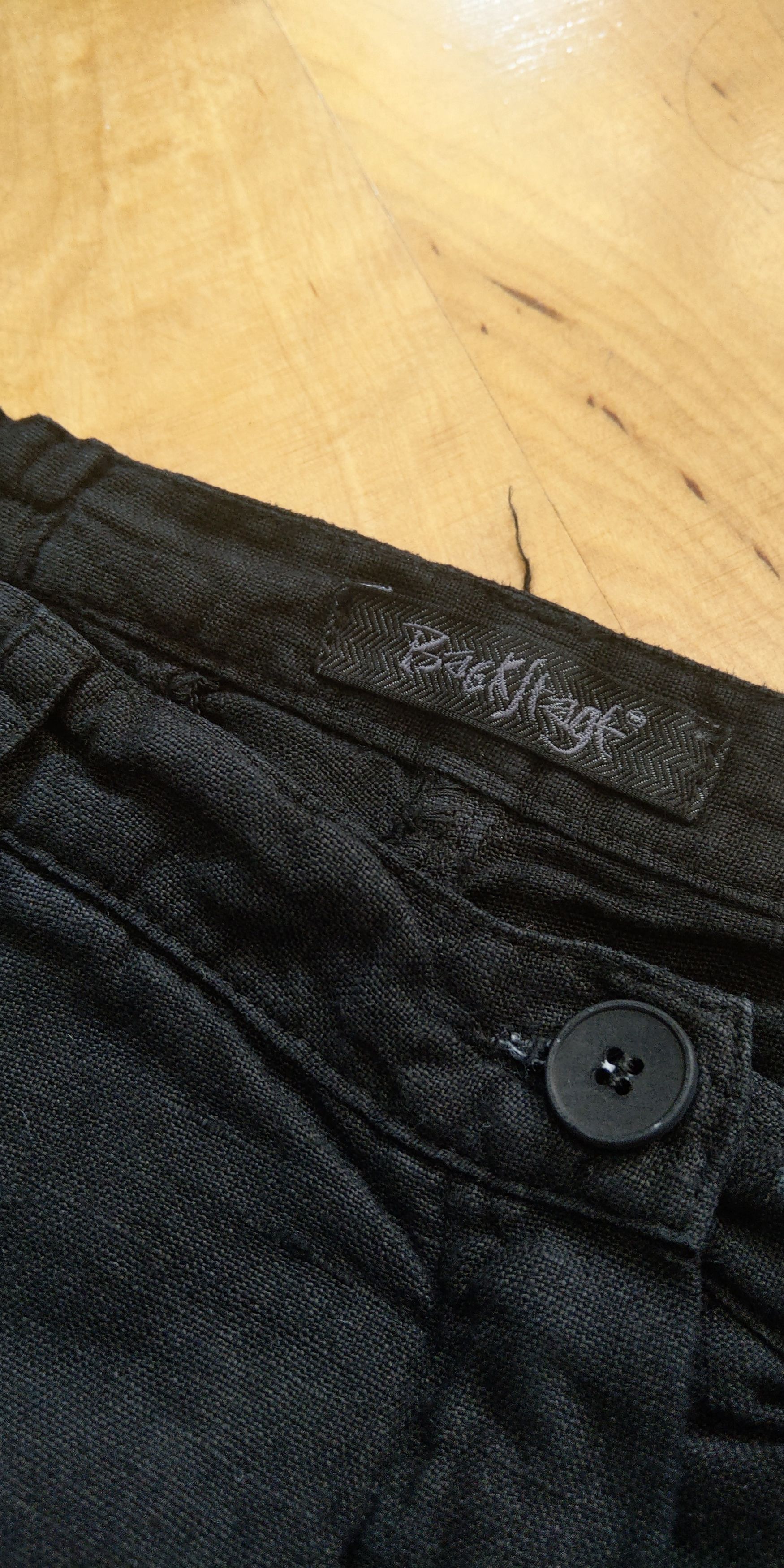 Vintage 100% Linen Pants Darkfashion Minimal y2k Vintage Wide Flared Size US 33 - 7 Thumbnail