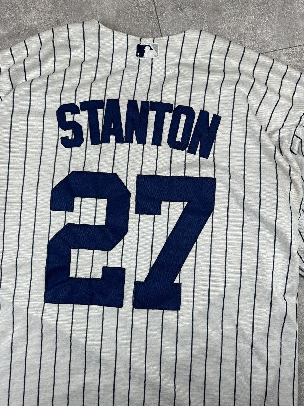 Majestic Majestic New York Yankees #27 Stanton Jersey Size US XL / EU 56 / 4 - 18 Thumbnail