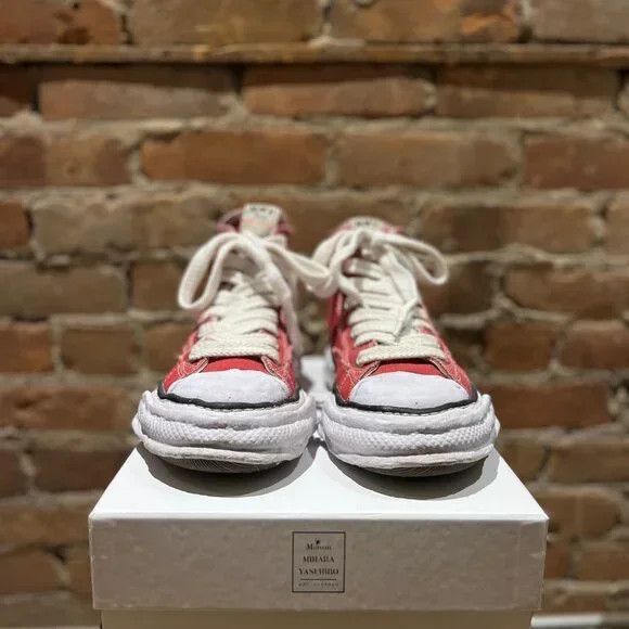 Maison MIHARA YASUHIRO Maison Mihara Yasuhiro Peterson OG Sole High Sneaker – Red Size US 8 / EU 41 - 2 Thumbnail