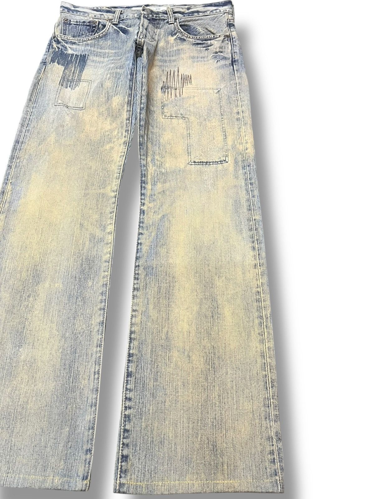 Edwin Vintage Edwin Exclusive Vintage Mudwash Patchwork Denim Size US 32 / EU 48 - 4 Thumbnail