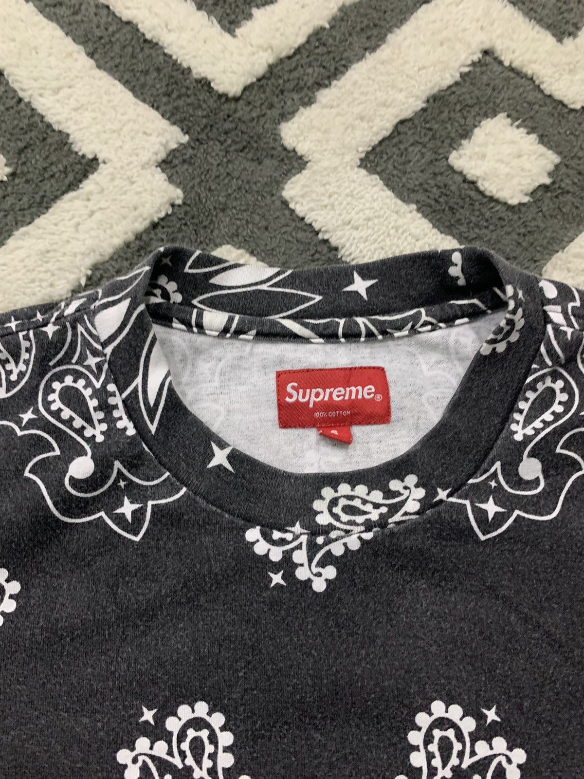 Supreme SUPREME X BANDANA SMALL BOX SHIRT Size US L / EU 52-54 / 3 - 2 Thumbnail
