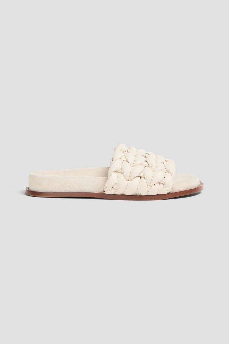Chloe o1y0825 Leather Slippers in Ivory Size US 5 / IT 35 - 1 Thumbnail