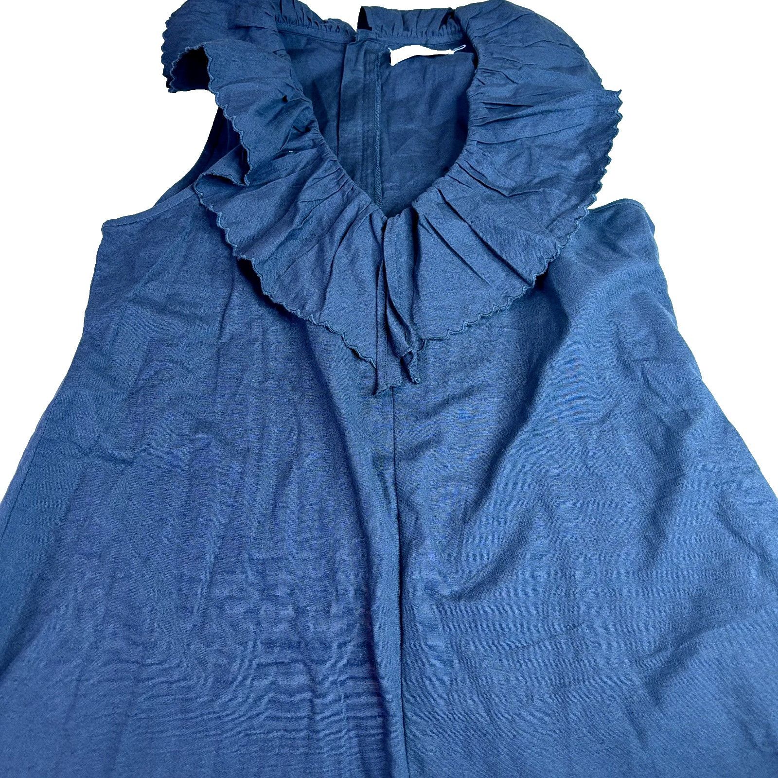 Anthropologie Maria Stanley Anthropologie Cascada Ruffle Jumpsuit, Black W Size 40" / US 18 - 1 Thumbnail