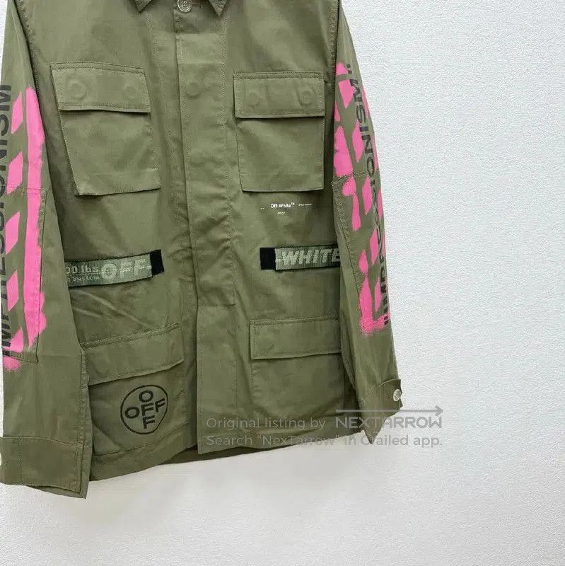 Off-White Off-White Military Green Long Sleeve Jacket . Size US XS / EU 42 / 0 - 7 Thumbnail