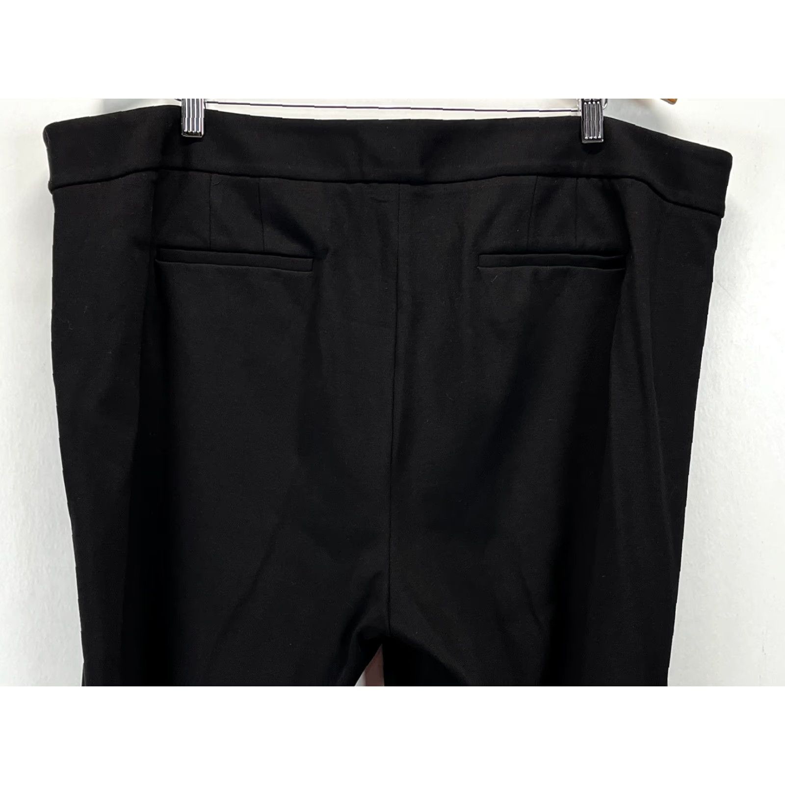 Talbots Talbots Plus Dress Pants 20W Black Italian Knit Rayon Blend Womens Size 42" / US 20 - 4 Thumbnail