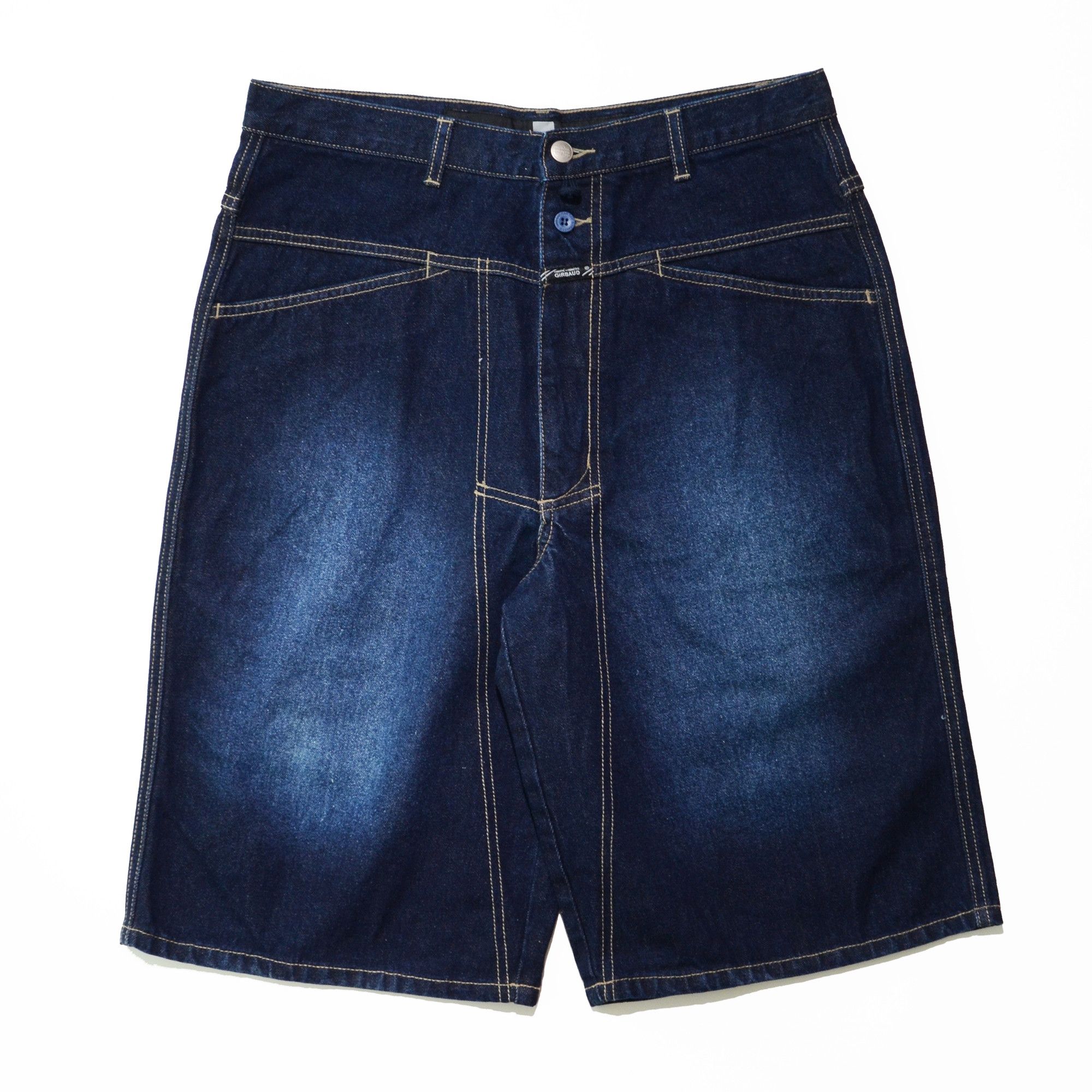 Marithe + Francois Girbaud M+FG Jorts W32 Denim 2006 Carft Y2K Streetwear Size US 32 / EU 48 - 1 Thumbnail