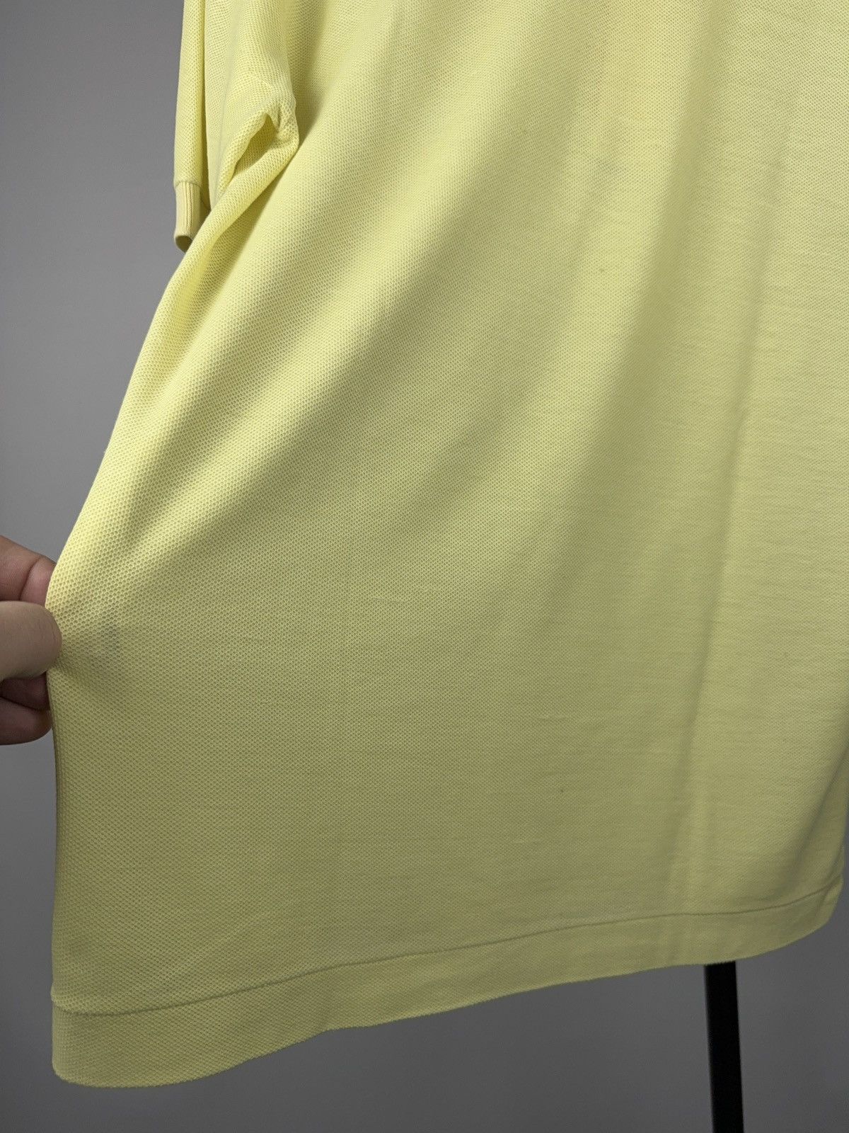 Lacoste Retro 80s Chemise Lacoste Polo Shirt Yellow Made in France Size US S / EU 44-46 / 1 - 20 Thumbnail