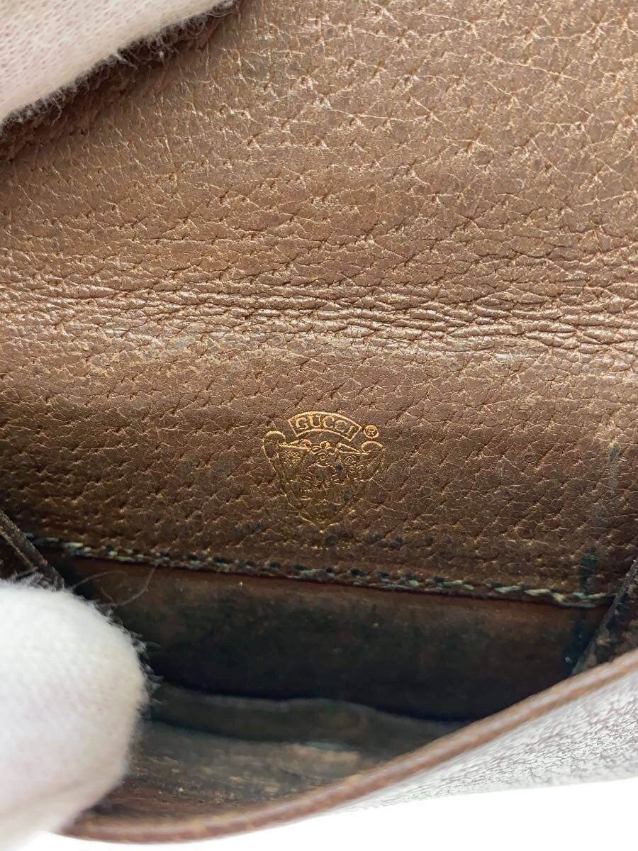 Gucci Gucci Leather Coin Case Brown Size ONE SIZE - 3 Thumbnail
