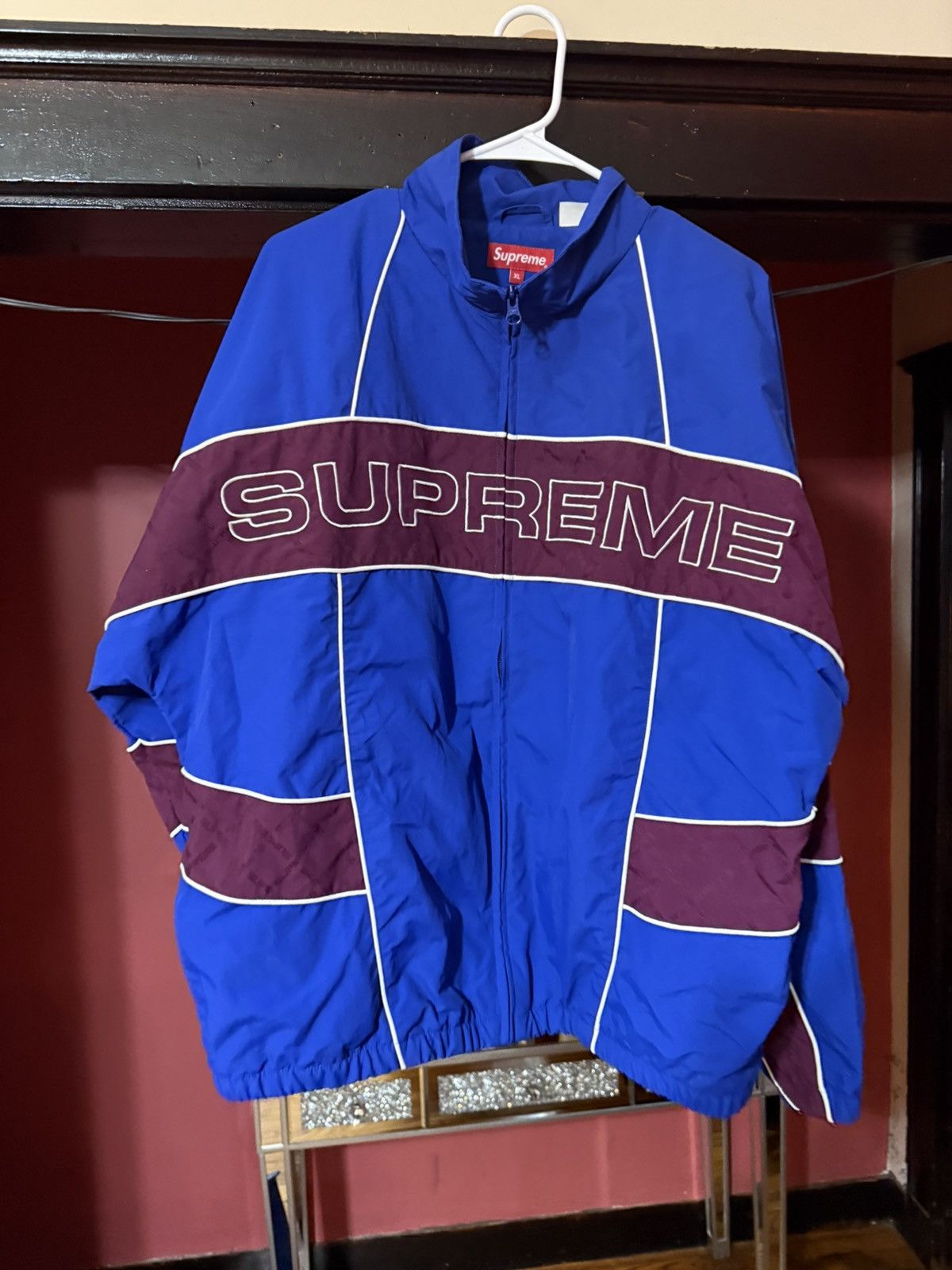 サイズXL Supreme Aquascutum Track Jacket Supreme Aquascutum Waterproof Club Jacket Multi Men's - FW16