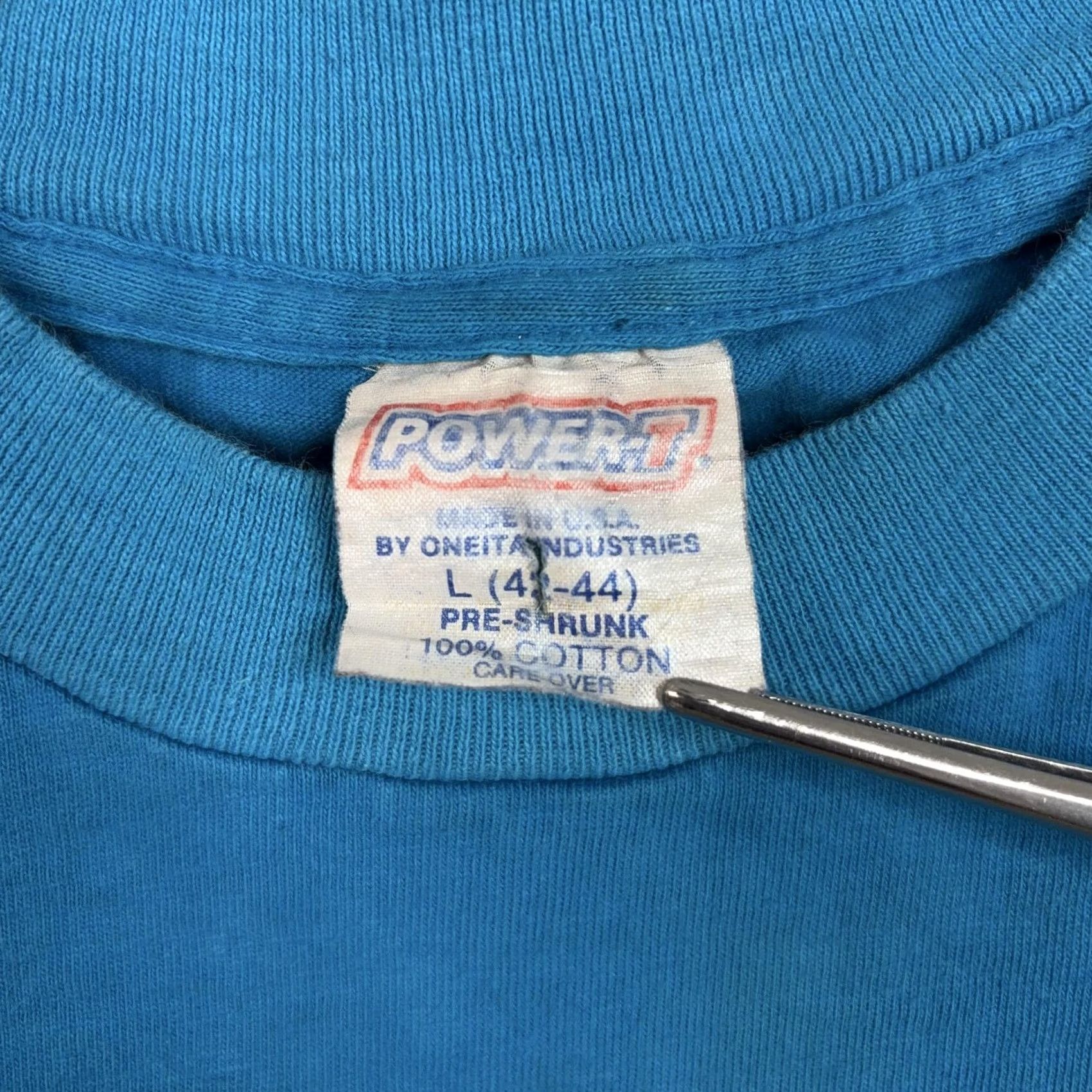 Vintage Vintage Universal Studios Shirt Mens Large Blue Cat Graphic 80s Single Stitch Size US L / EU 52-54 / 3 - 6 Thumbnail