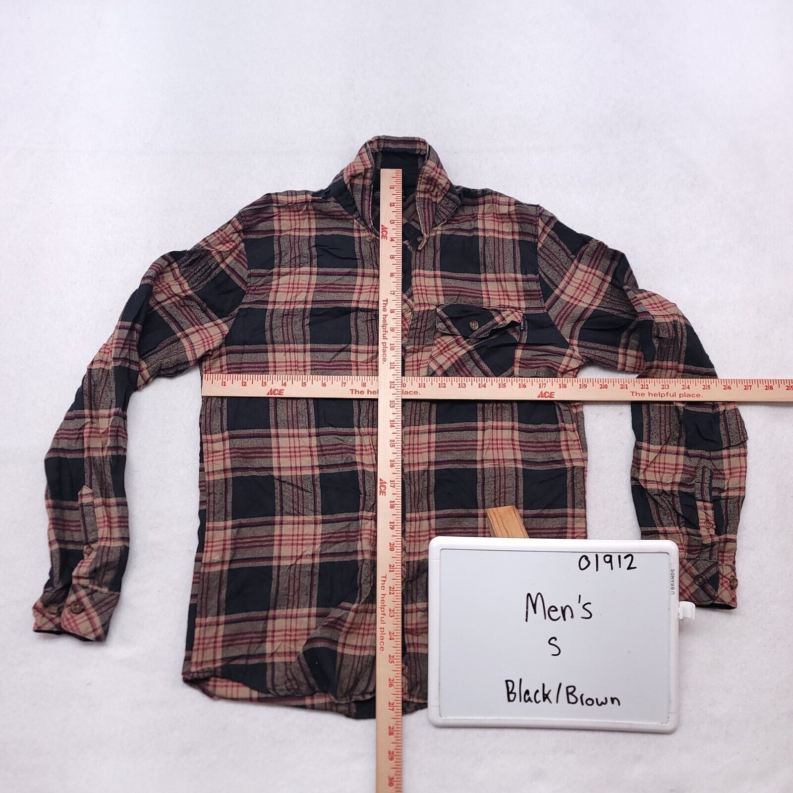 O'Neill O'Neill Tartan Flannel Shirt Mens Size Small S Black Brown Size US S / EU 44-46 / 1 - 5 Thumbnail