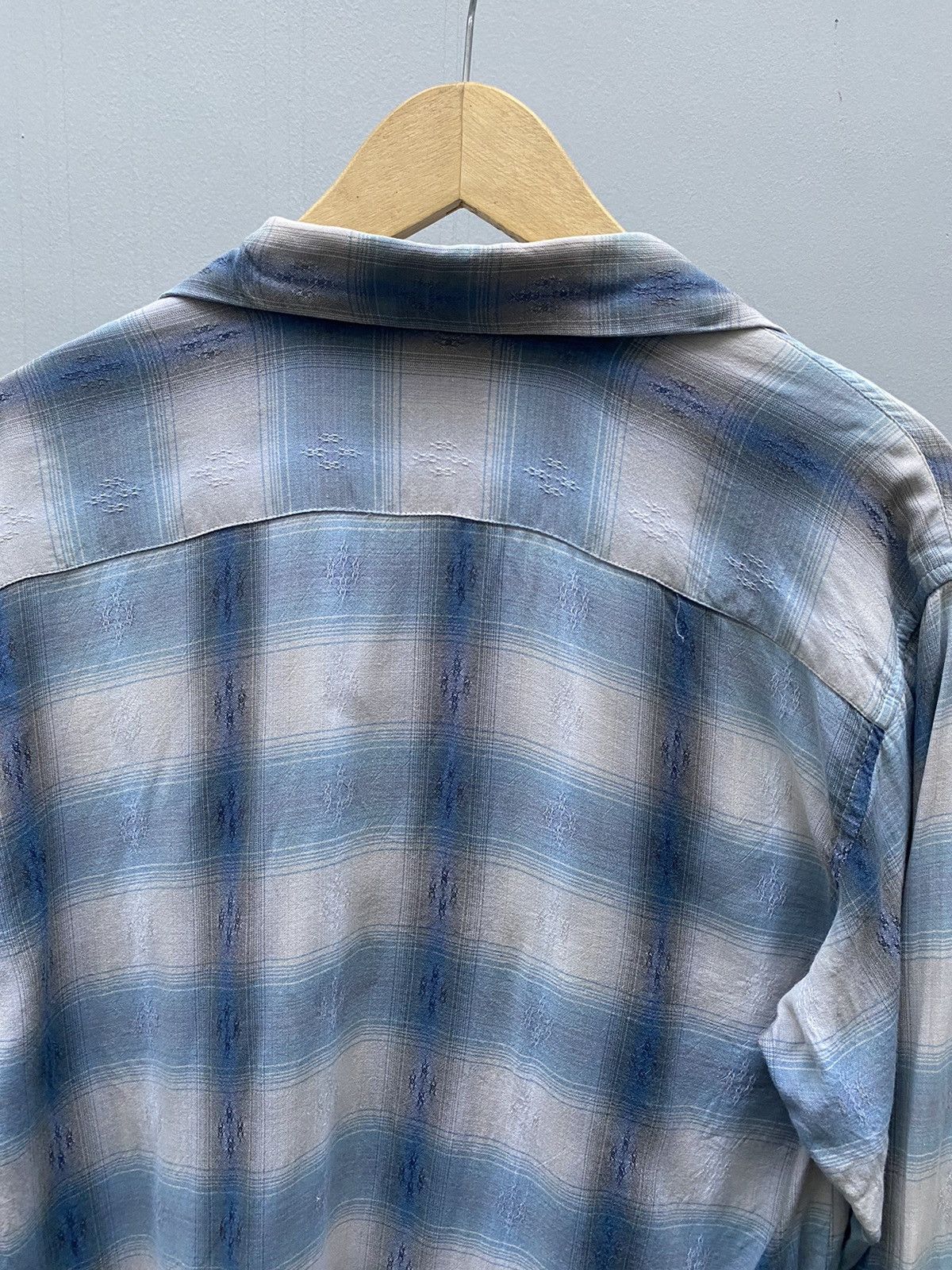 Vintage Candy Fantsi Double Pocket Plaid Rayon Shirt Size US M / EU 48-50 / 2 - 4 Thumbnail