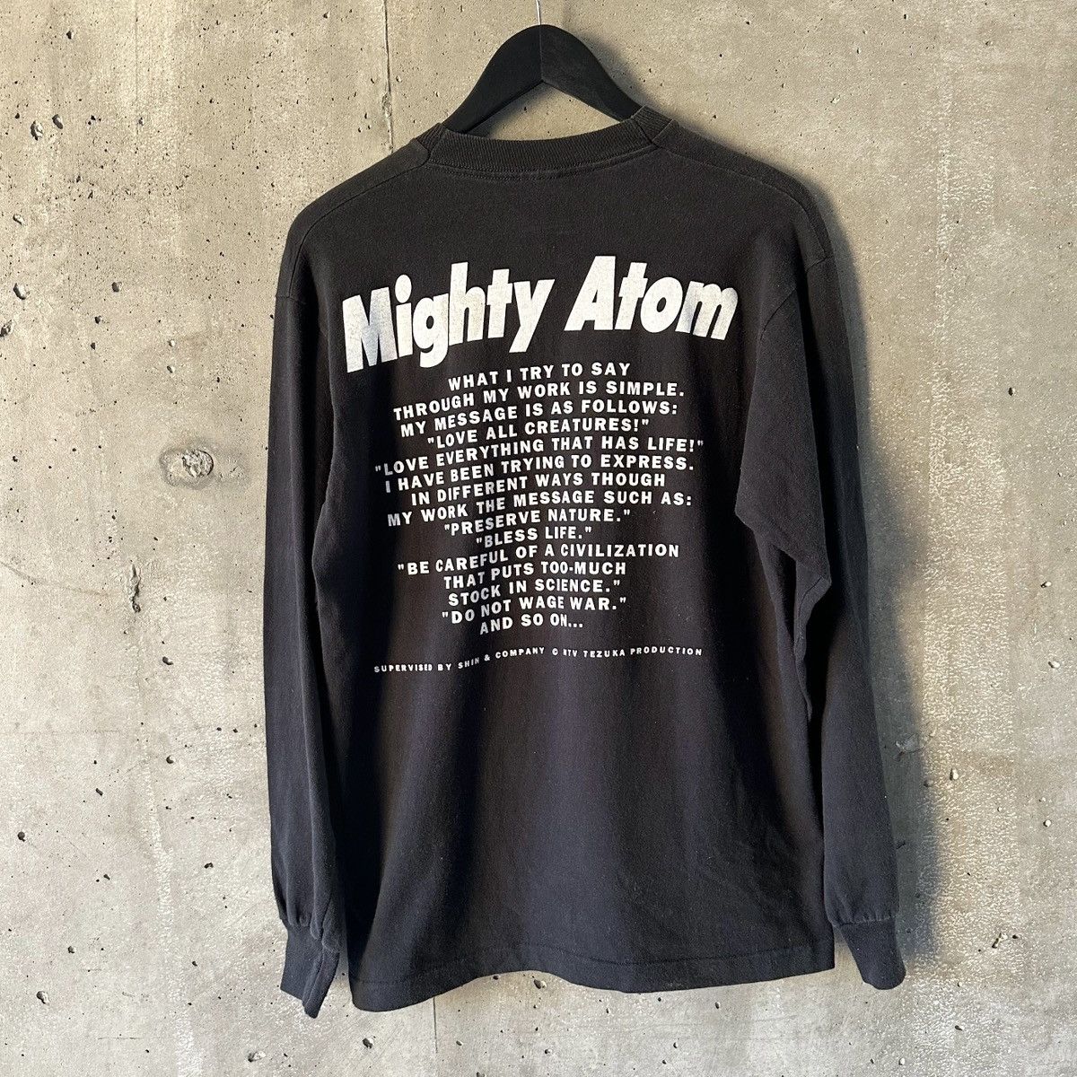 Vintage 90’s ASTRO BOY “Mighty Atom” Long-sleeve Shirt Size US L / EU 52-54 / 3 - 4 Thumbnail