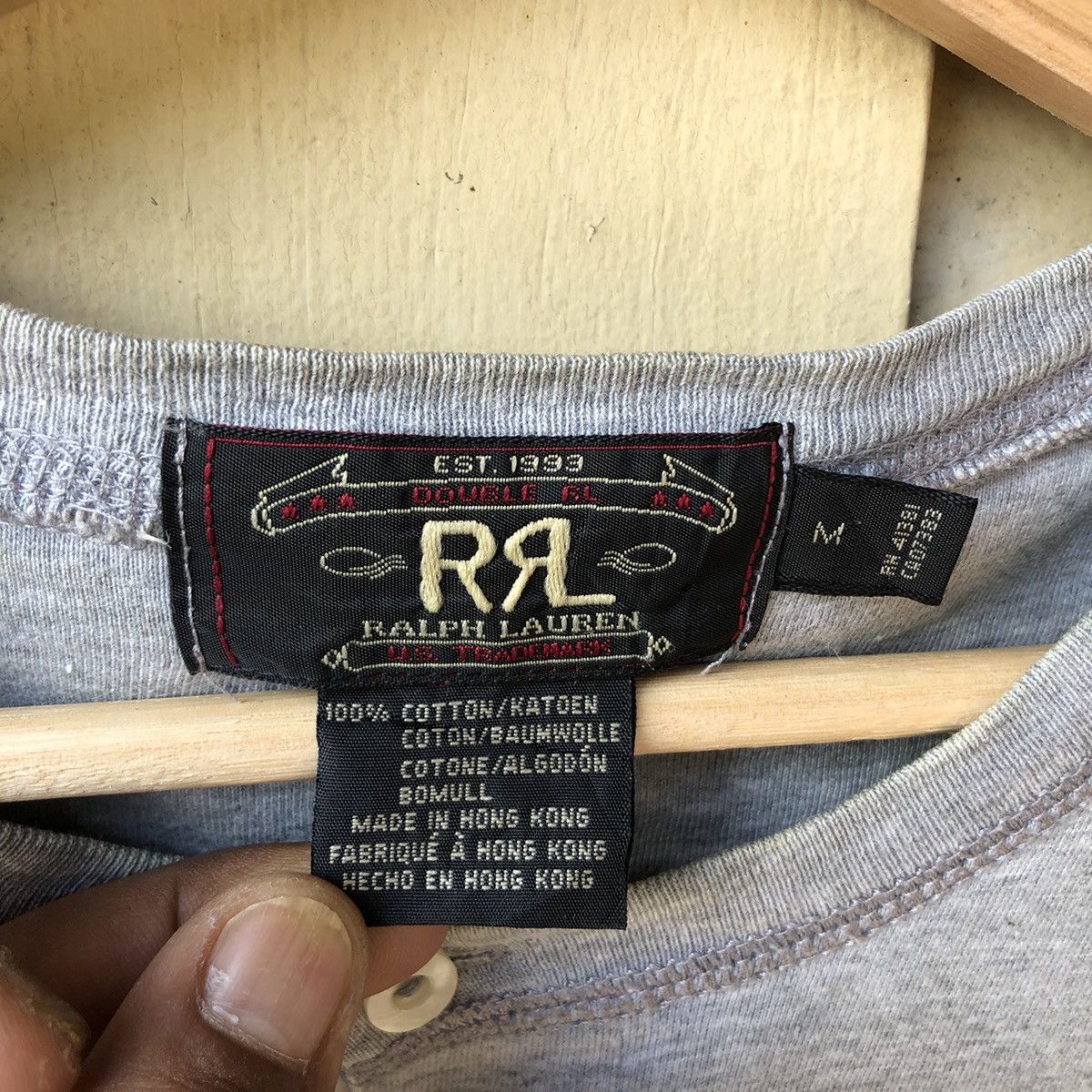 Polo Ralph Lauren Vintage RRL Ralph Lauren Tshirt Size US M / EU 48-50 / 2 - 6 Thumbnail