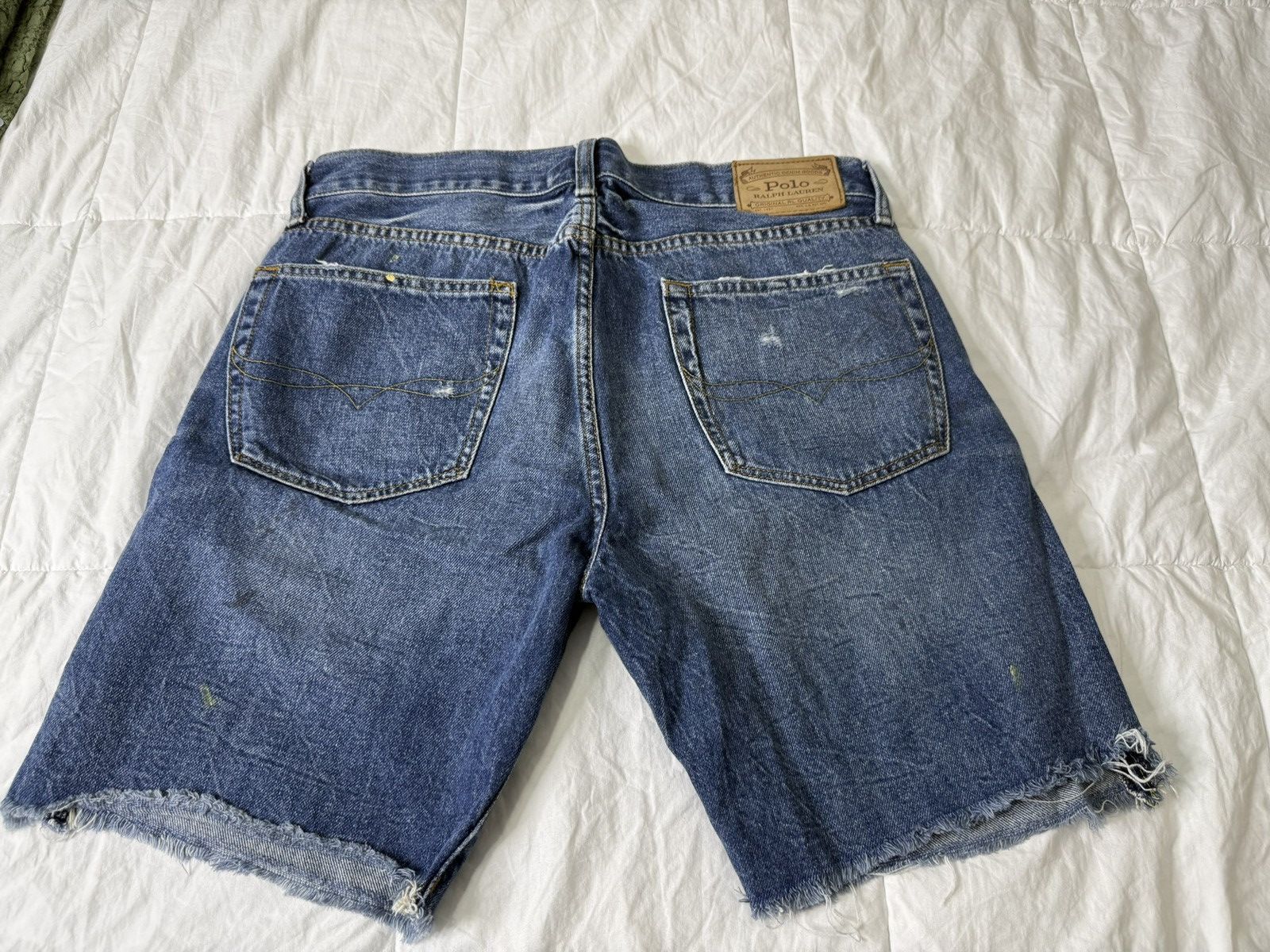 Polo Ralph Lauren Polo Ralph Lauren Denim Cut Off Jean Shorts Mens Sz 31 Blue Size US 31 - 2 Thumbnail