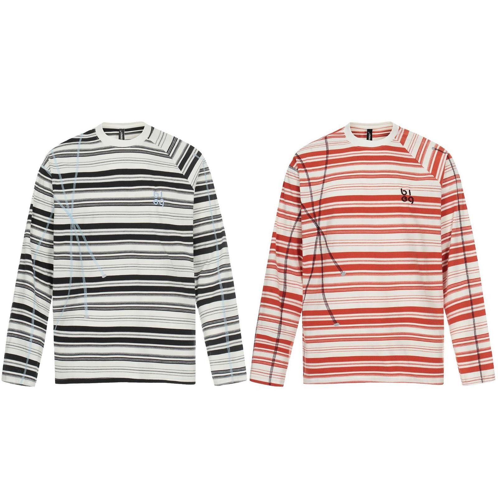 Other Stripe Contrast Long-Sleeve Tee | Topstitch Detail Size US M / EU 48-50 / 2 - 5 Thumbnail