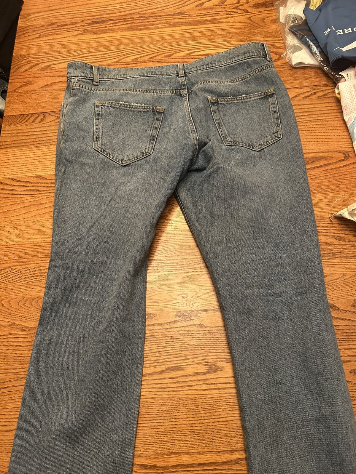 Saint Laurent Paris Saint Laurent SLP 2015FW Double Knee Slashed Jeans Size US 34 / EU 50 - 8 Thumbnail