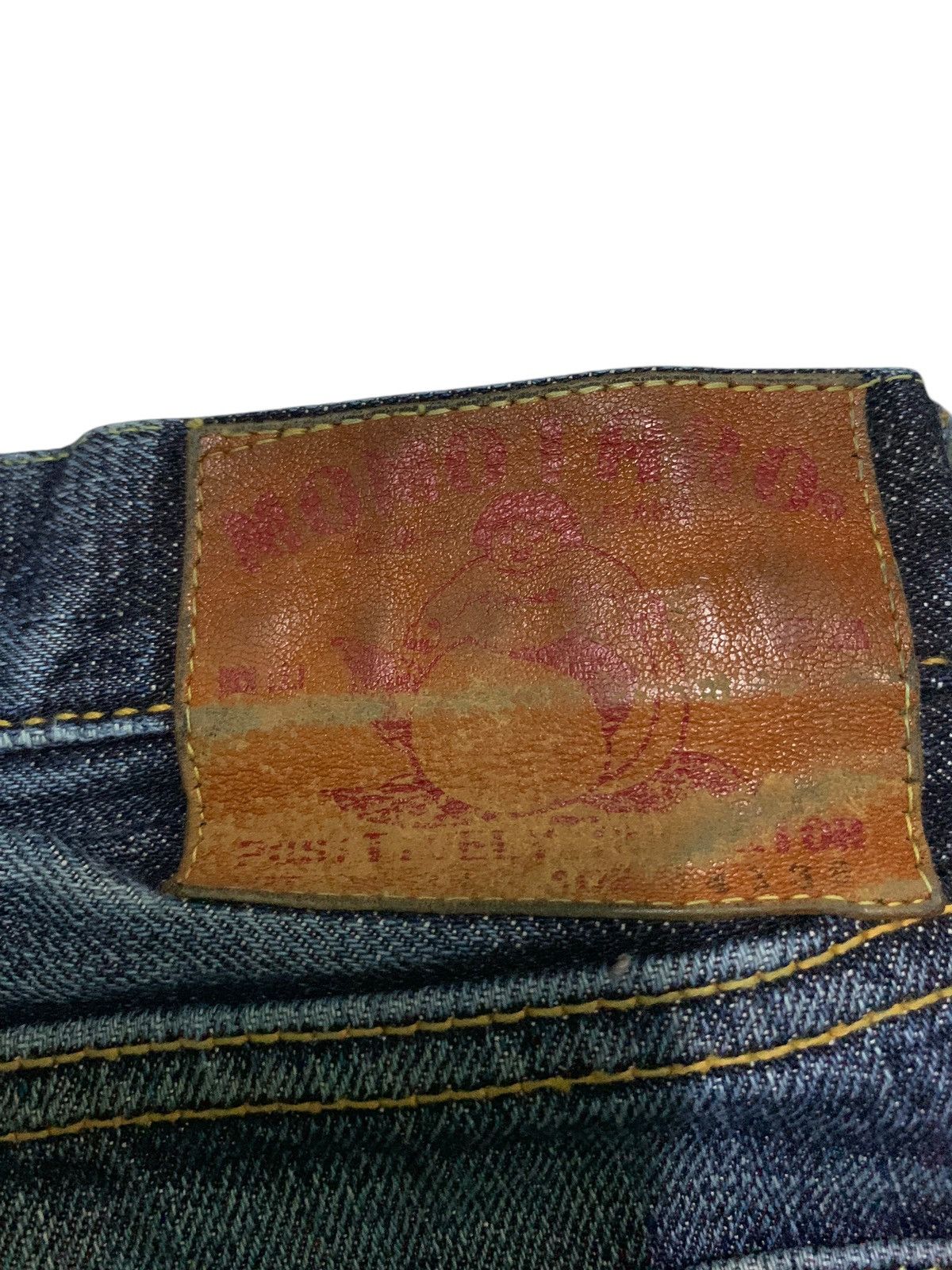 Kapital MOMOTARO SELVEDGE BUTTON FLY FADED DISTRESSED DENIM Size US 33 - 8 Thumbnail