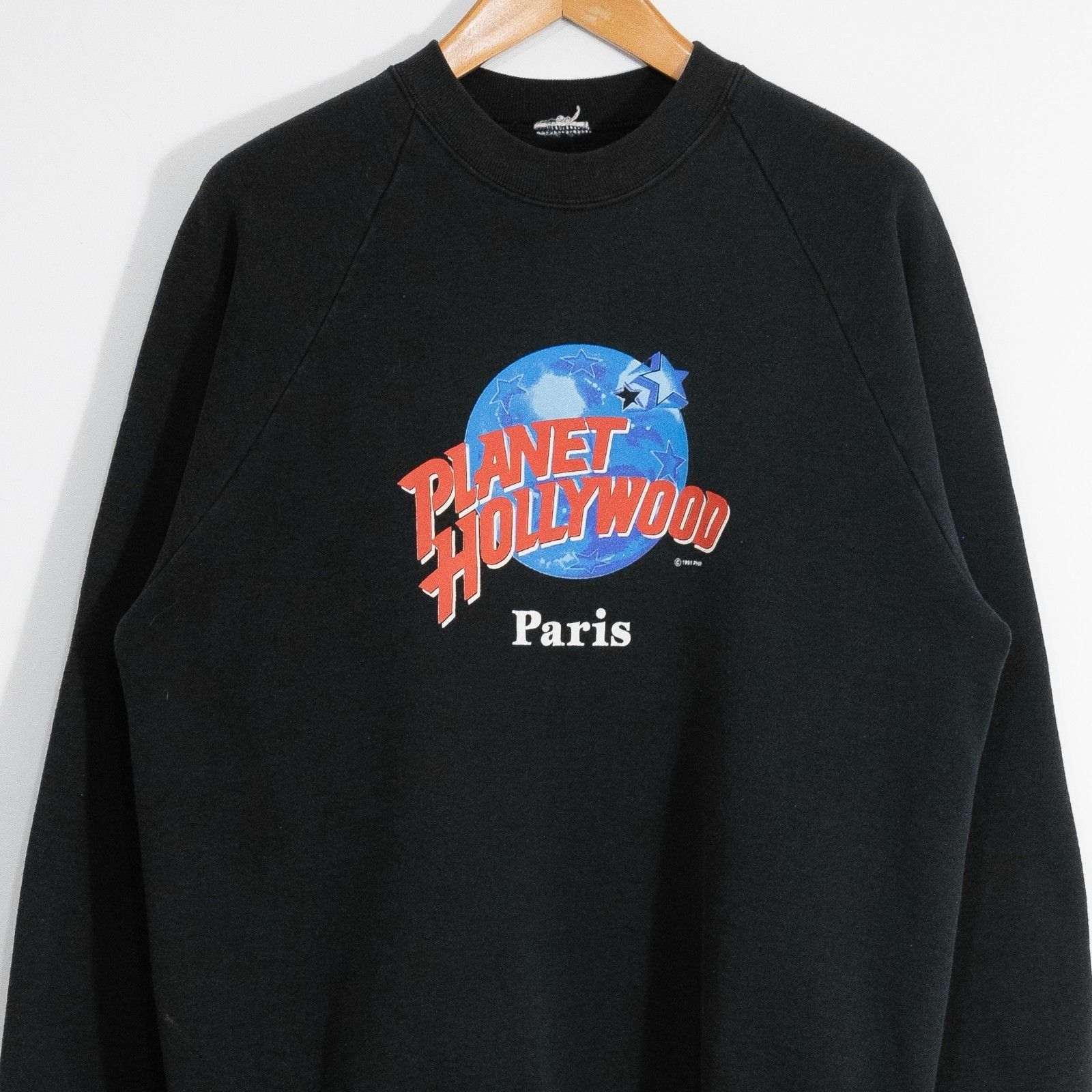 Vintage Vintage 90s Planet Hollywood Paris Sweatshirt Mens Large Size US L / EU 52-54 / 3 - 2 Thumbnail